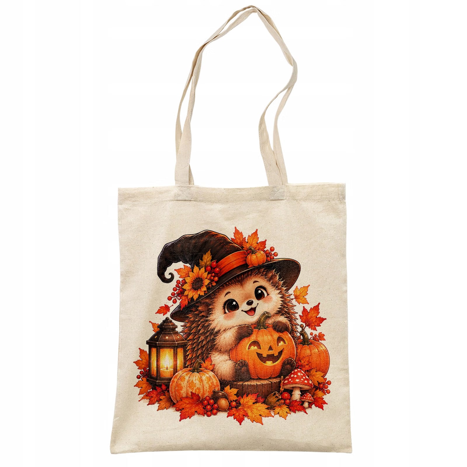 Torba shopper bawełniana halloween na zakupy z nadrukiem prezent