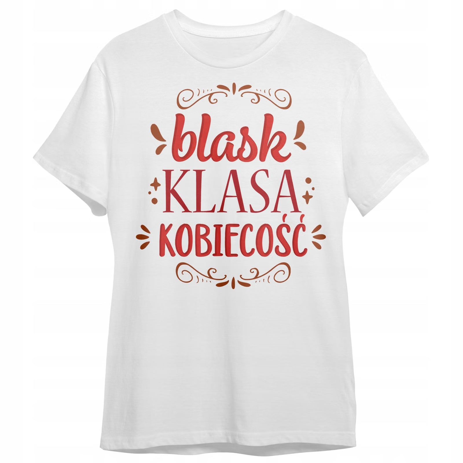 Koszulka Damska T-shirt Na Dzień Kobiet Prezent Blask Kobiecość Klasa