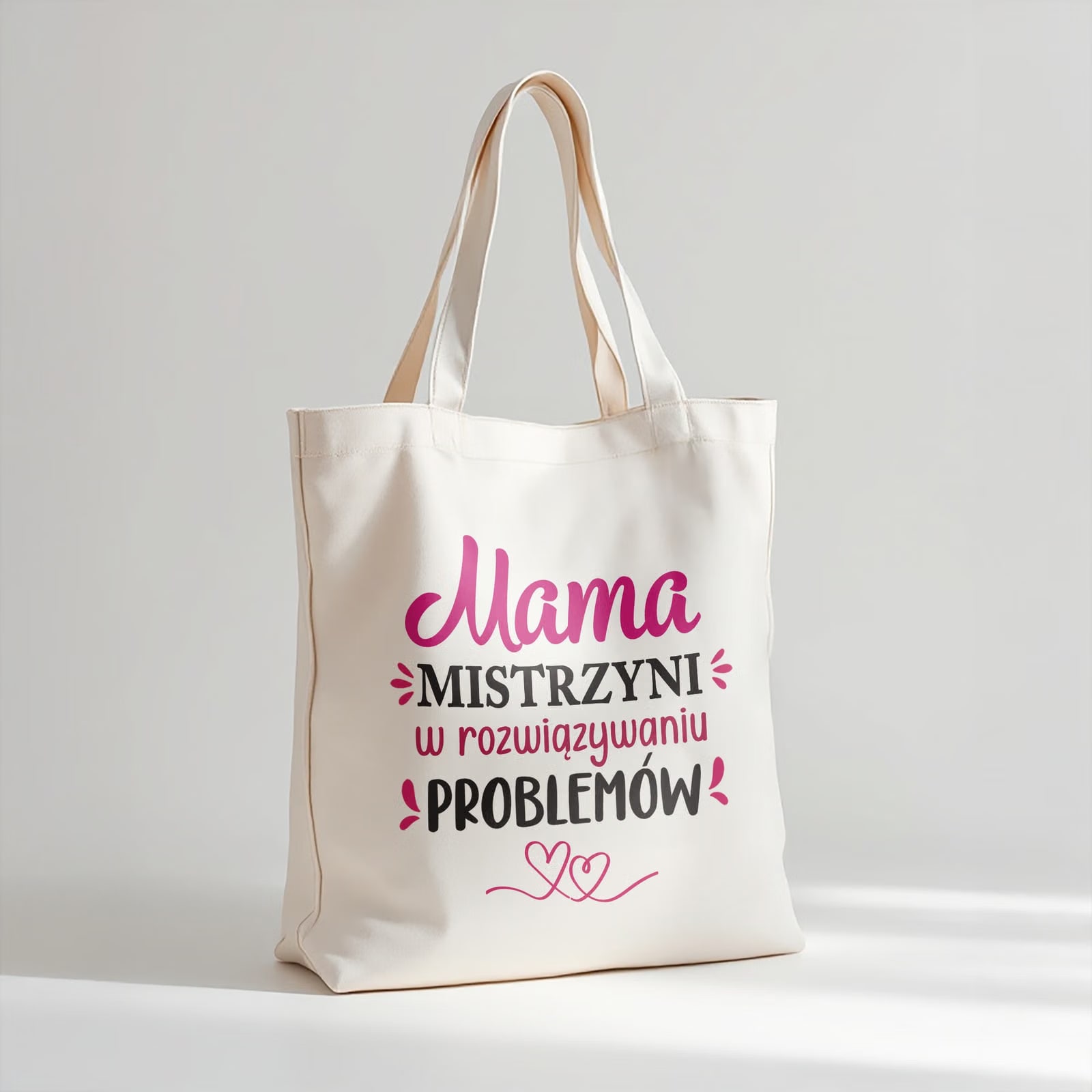 Torba bawełniana premium na zakupy Dzień Matki Prezent Mama Mistrzyni