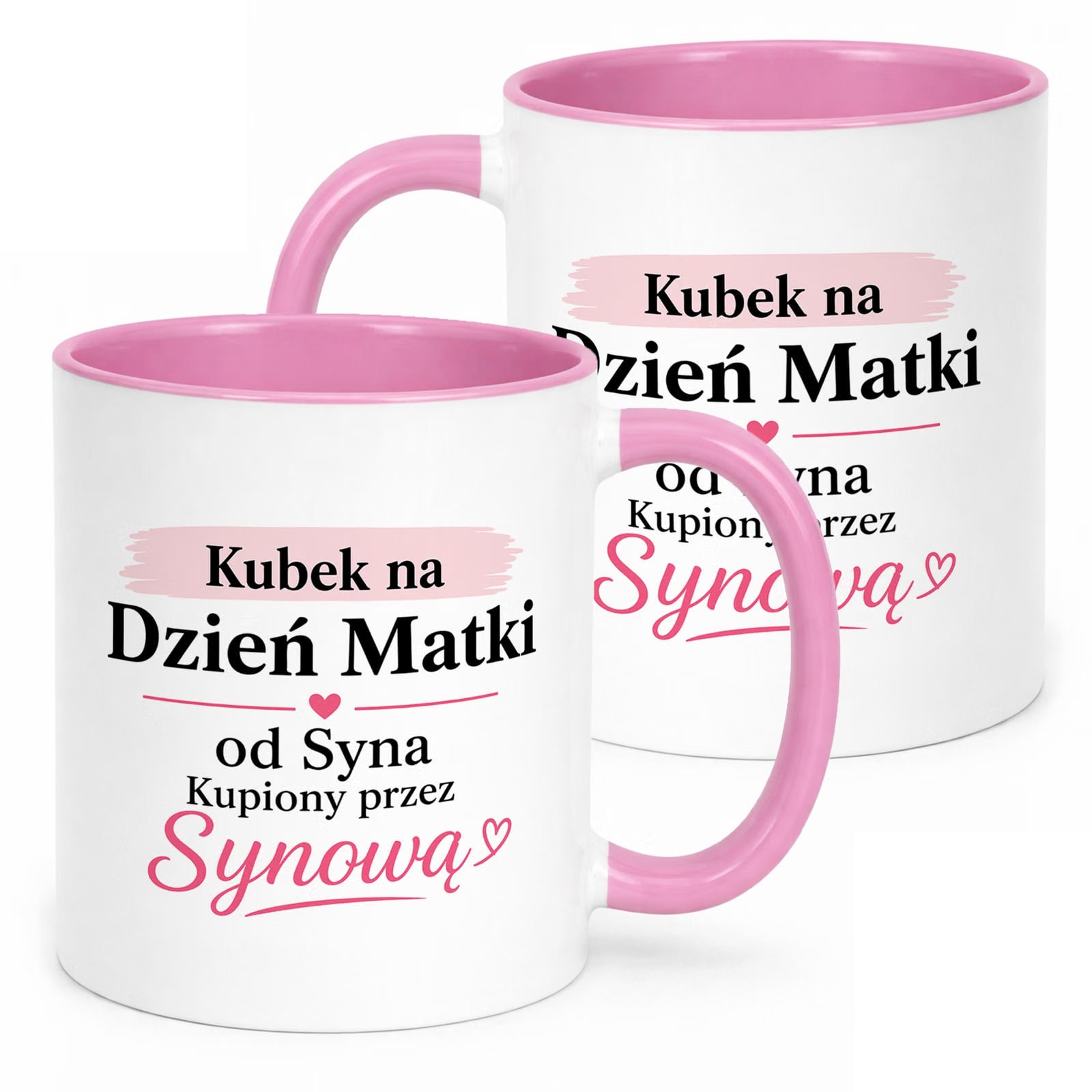 Kubek dla mamy różowy prezent na Dzień Matki piękny upominek dla mamy