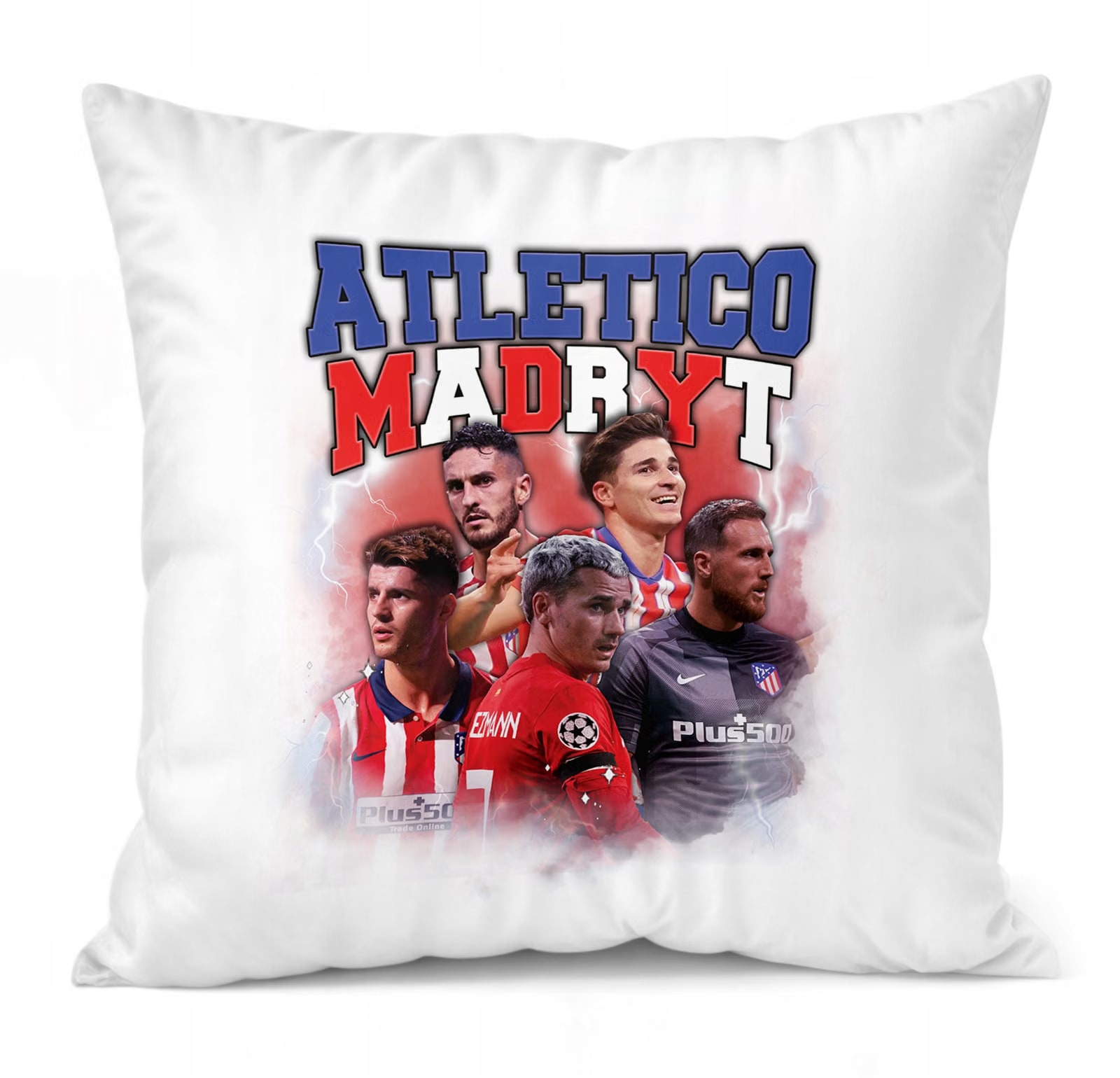 Zestaw Kubek Piłkarski + Poduszka Atlético Madryt Griezmann Morata