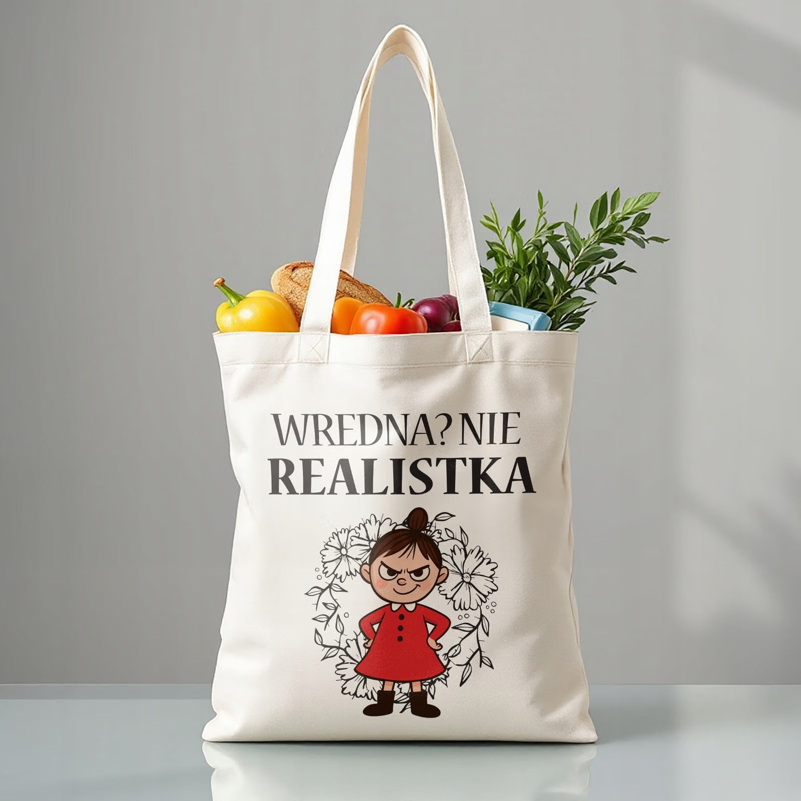 Torba bawełniana premium Dzień Kobiet Prezent Zabawny Upominek