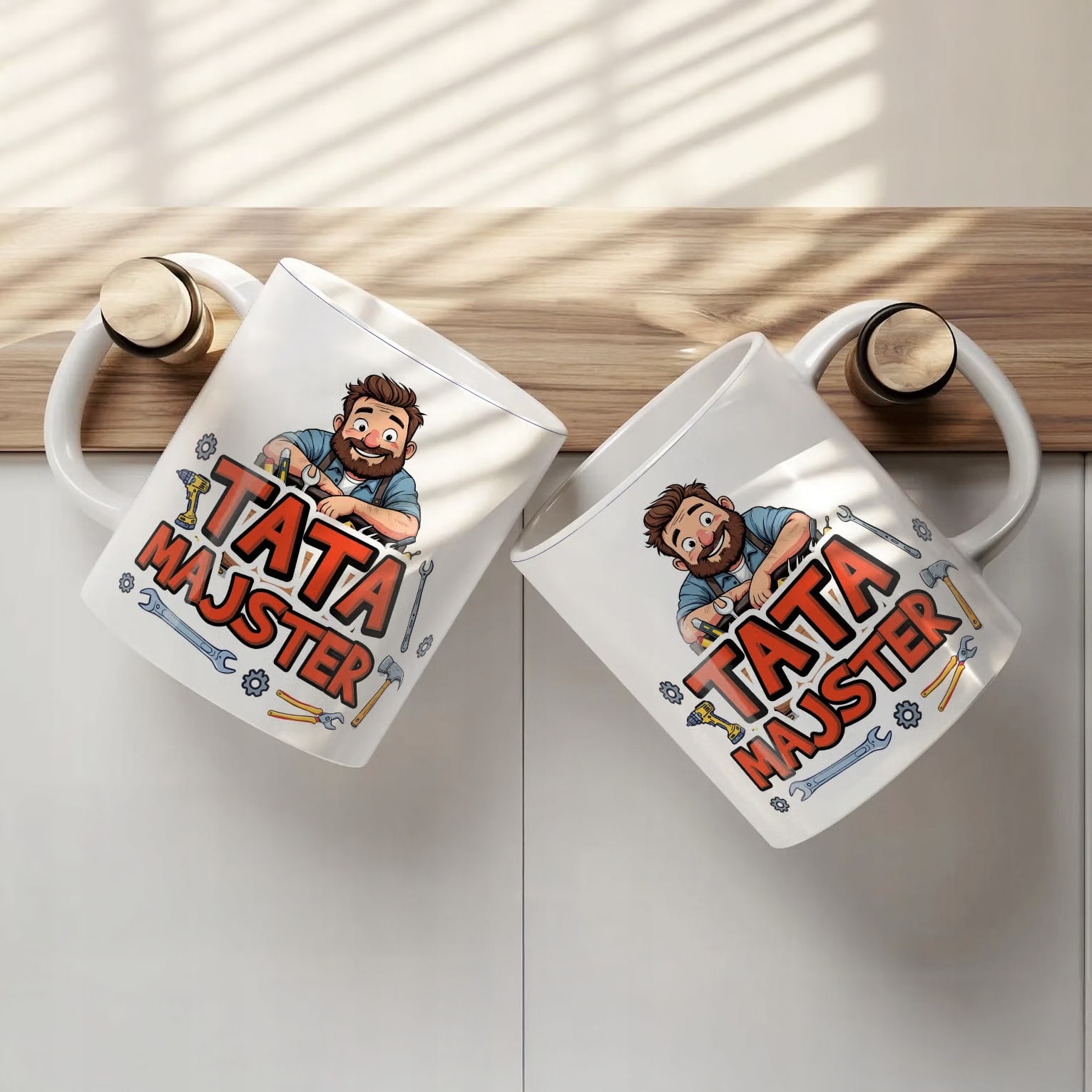 Kubek ceramiczny Dzień Ojca Dla Taty Tata Majster Prezent