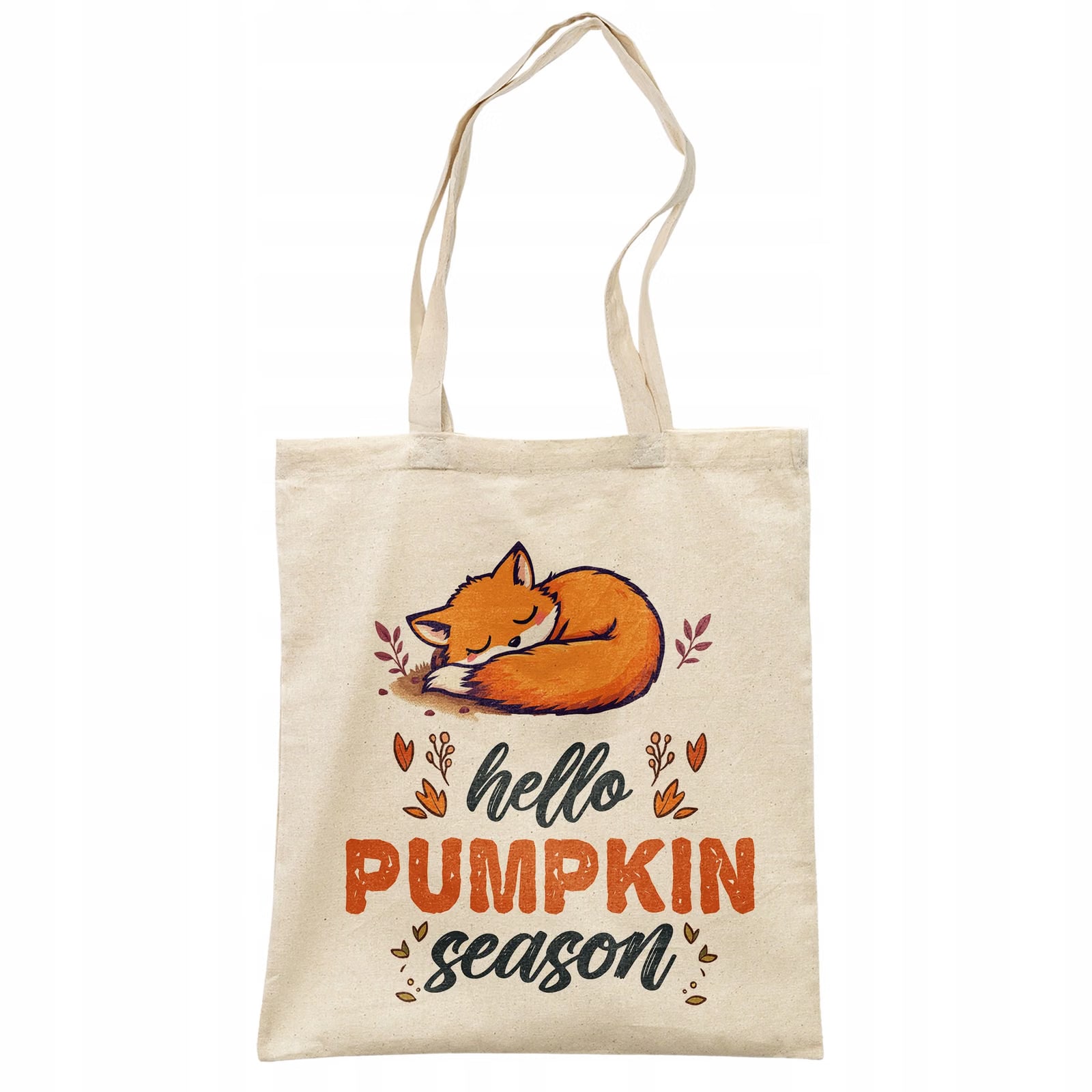 Torba bawełniana na zakupy Jesień Hello Pumpkin Dynia Prezent