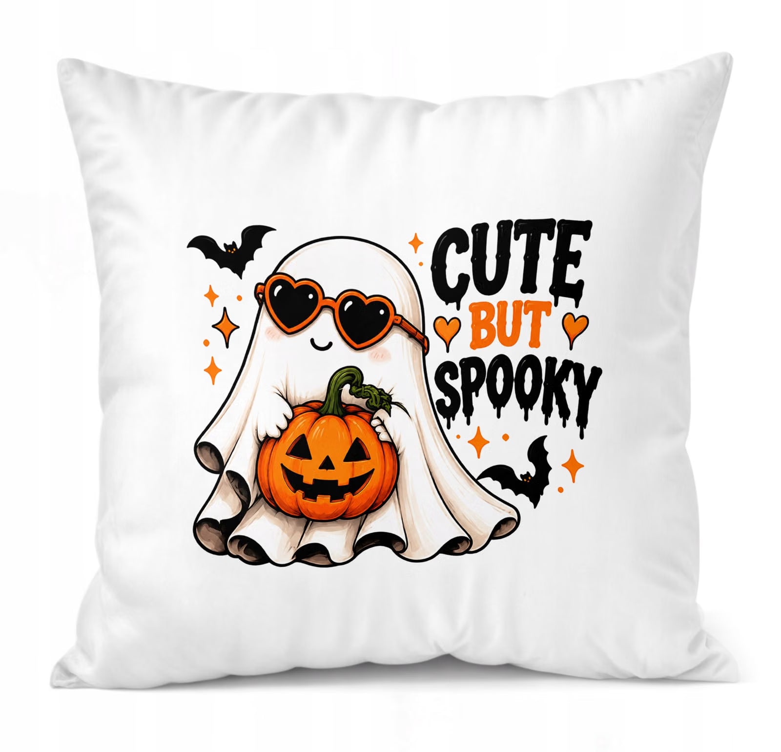 Poduszka Jasiek 38x38cm z Nadrukiem Halloween Jesień Prezent Upominek