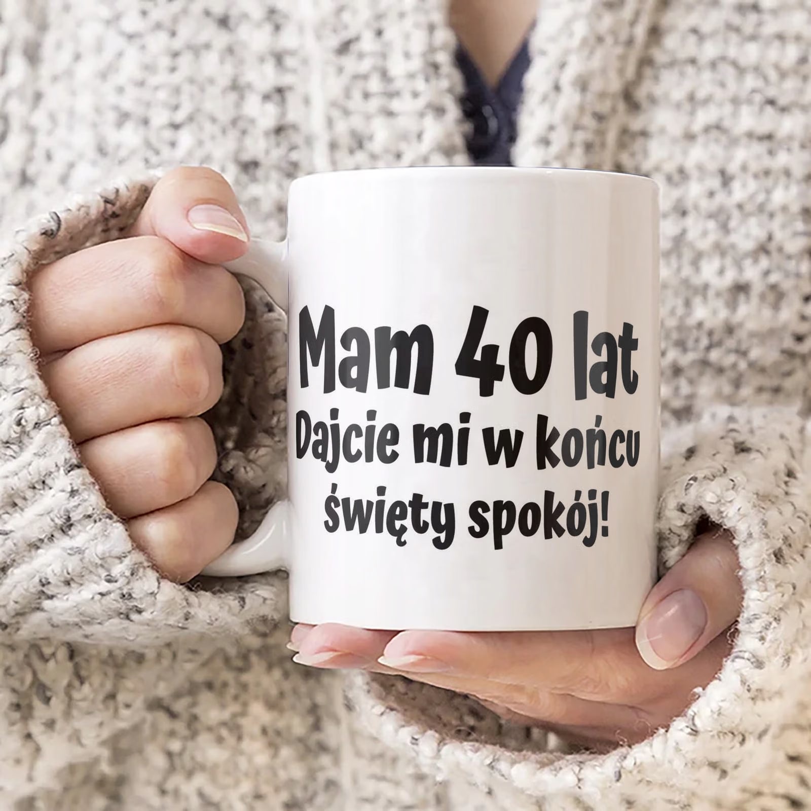 Kubek ceramiczny Mam 40 Lat Na Urodziny Prezent Upominek