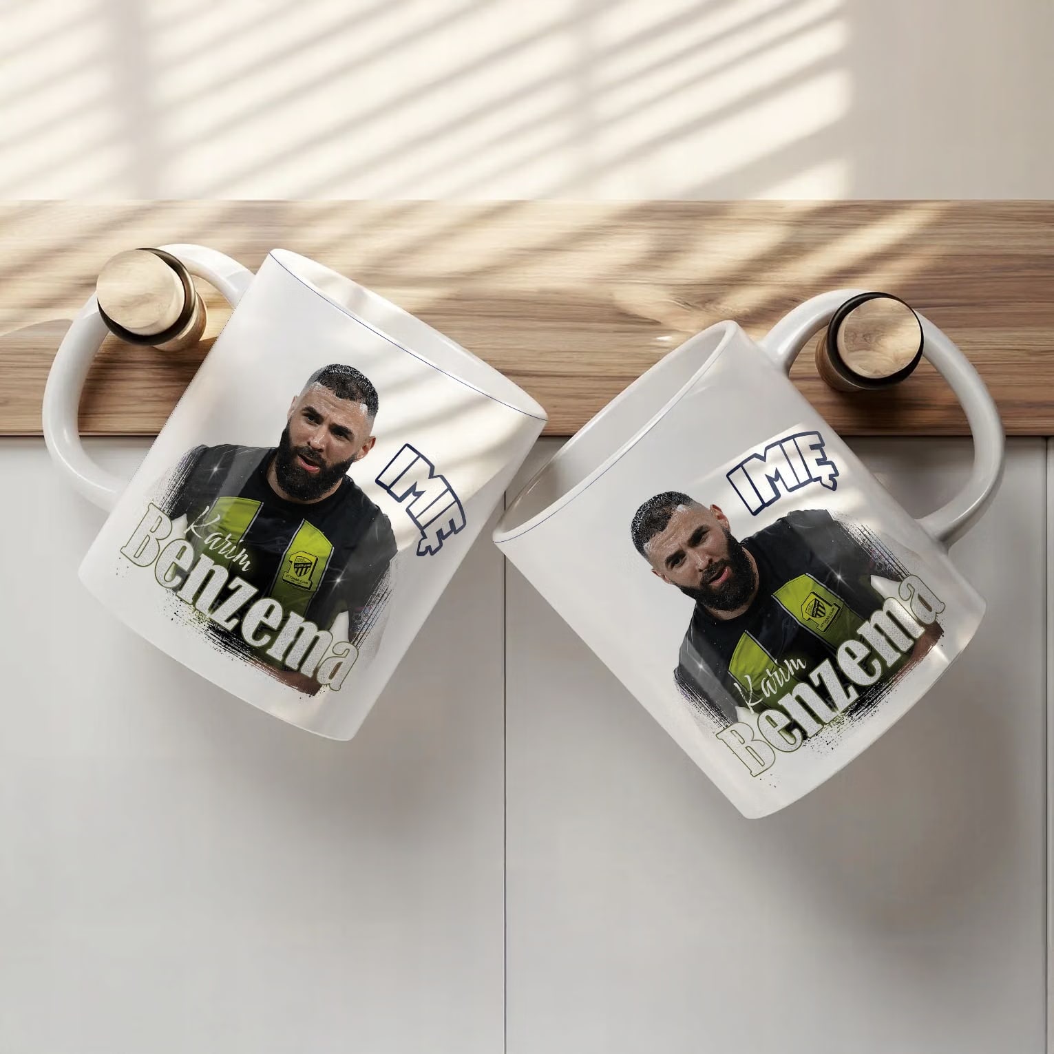 Zestaw personalizowany Kubek + Poduszka Karim Benzema Al-Ittihad