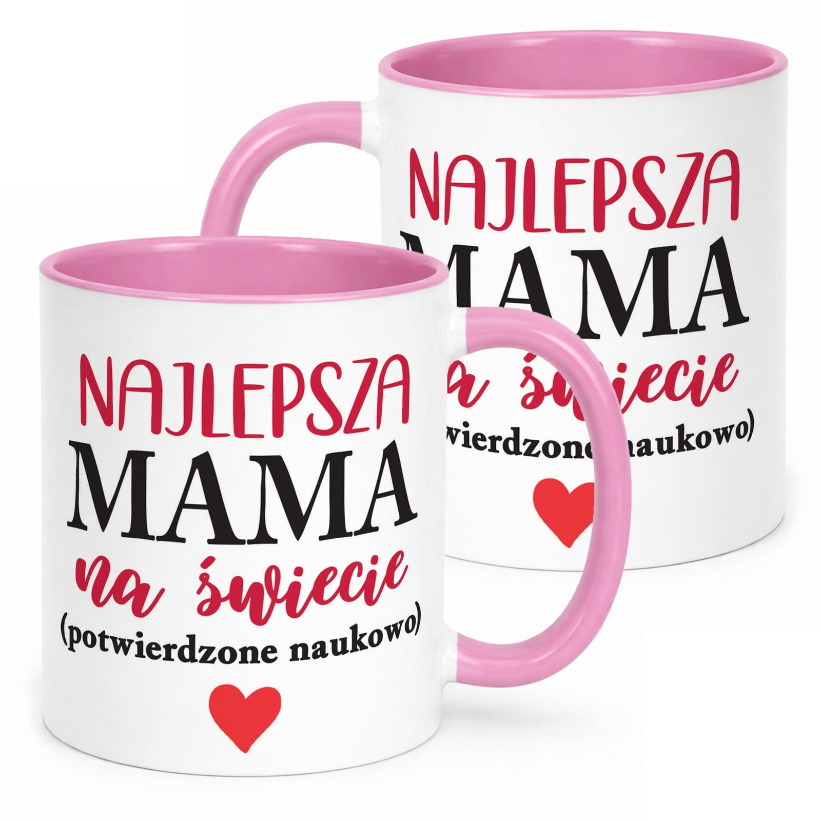 Kubek Różowy Dzień Matki Dla Mamy Prezent Najlepsza Mama na Świecie