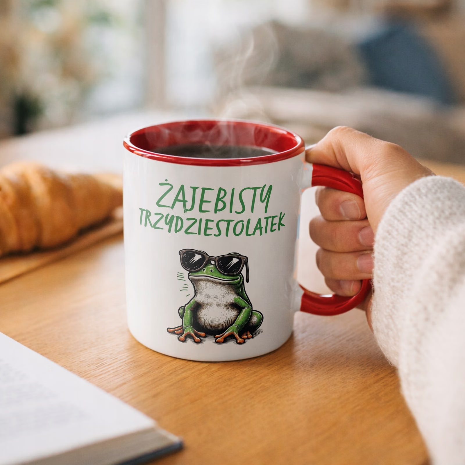 Kubek Czerwony Żajebisty 30 Dla Mężczyzny Na Urodziny Prezent