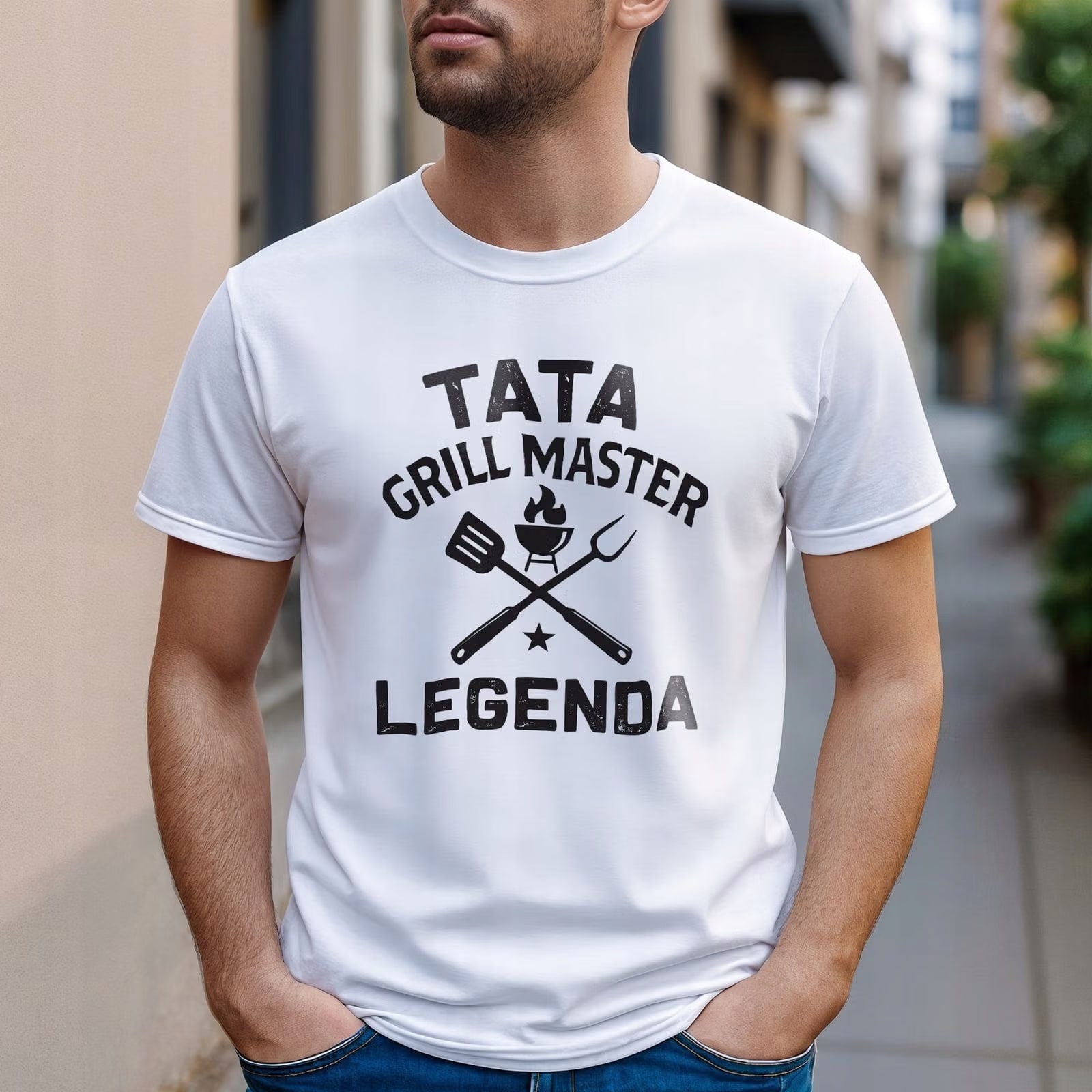 Koszulka biała męska Dzień Ojca Dla Taty Prezent r. 3XL
