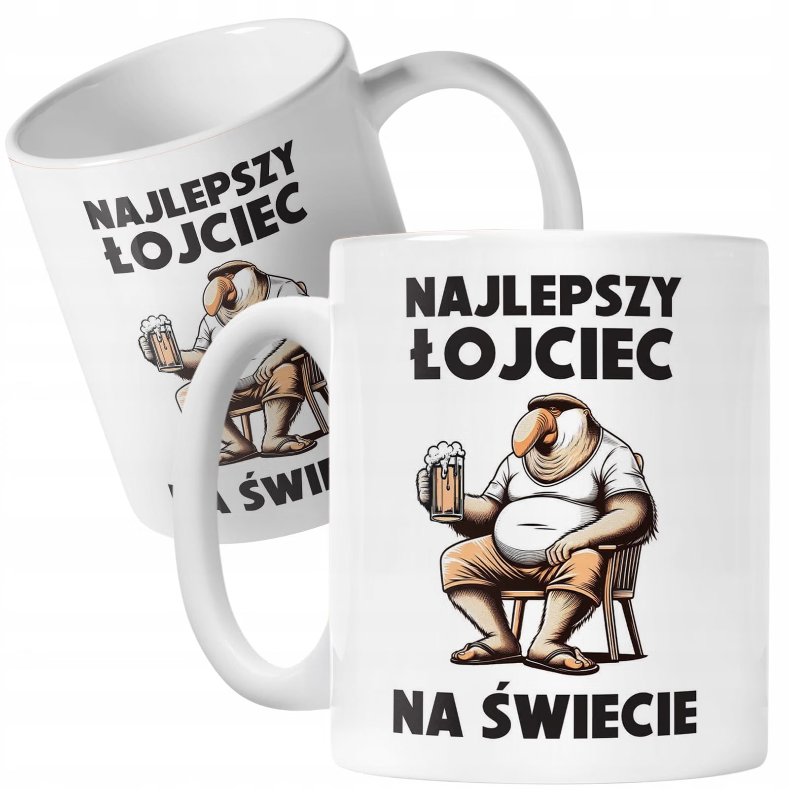 Kubek ceramiczny Dzień Ojca Dla Taty Najlepszy Łojciec Nosacz Prezent