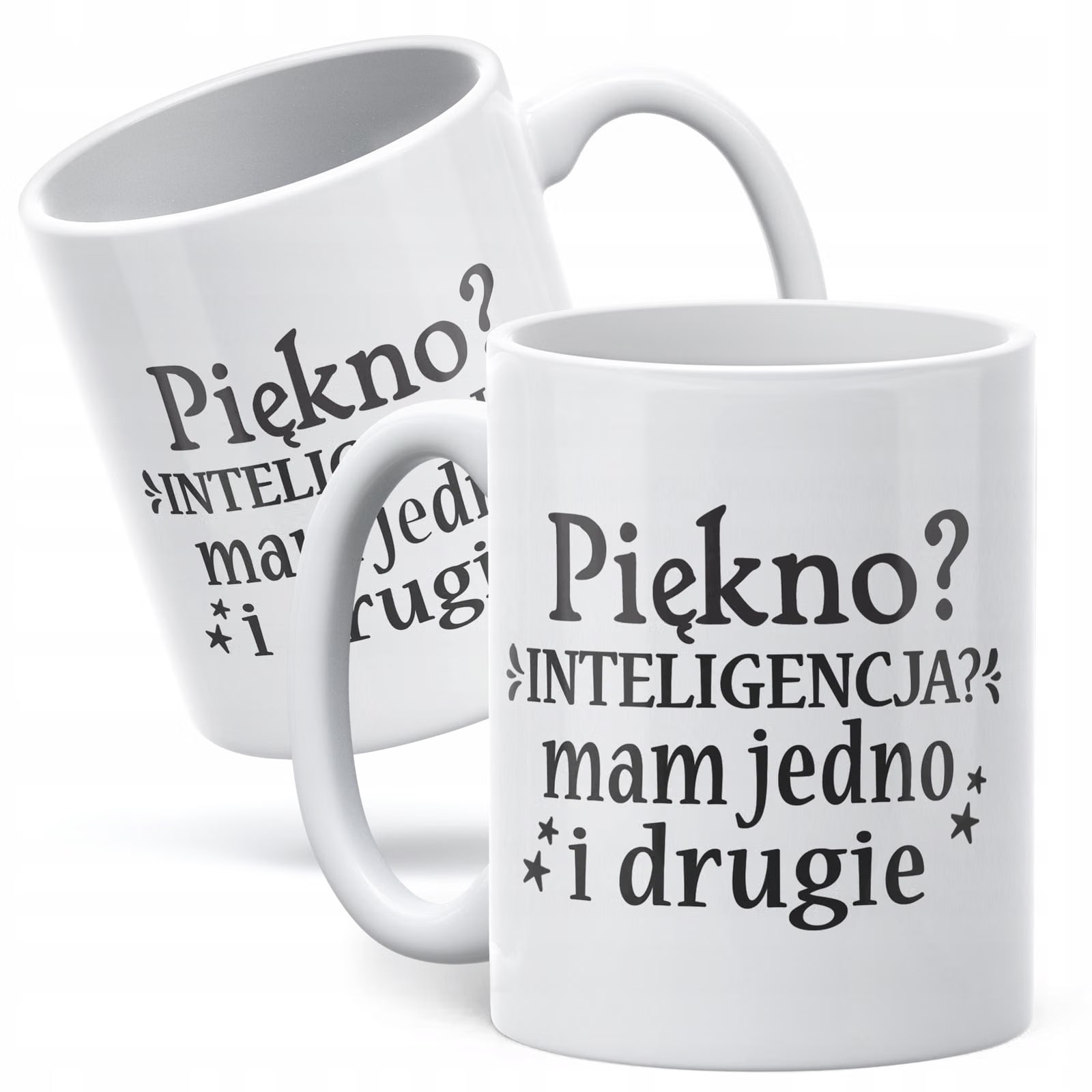 Zestaw Kubek + Torba Dzień Kobiet Prezent Upominek Piękno Inteligencja