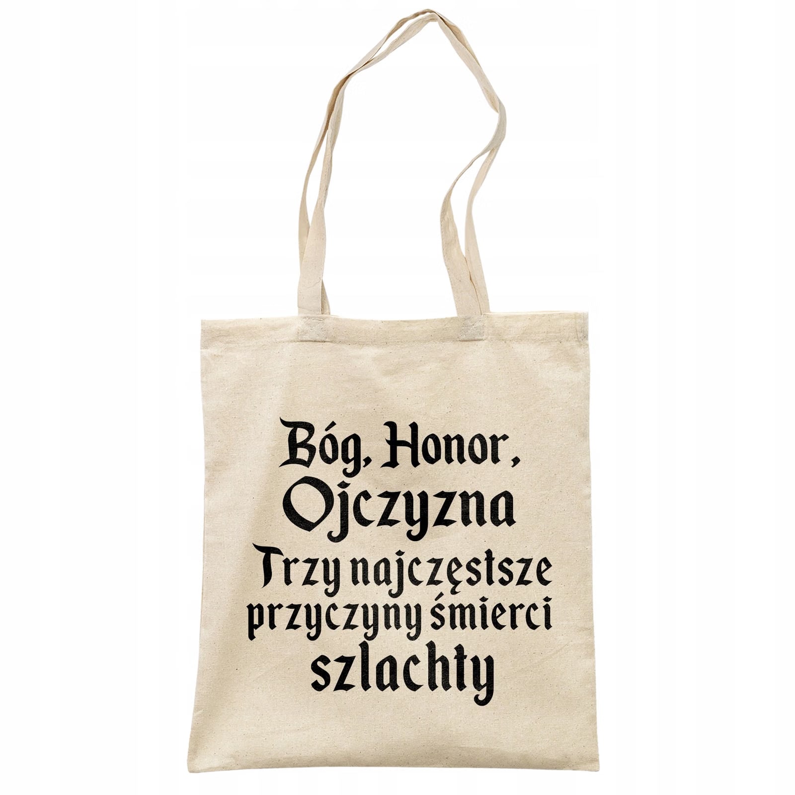 Torba bawełniana na zakupy 1670 Bóg Honor Ojczyzna