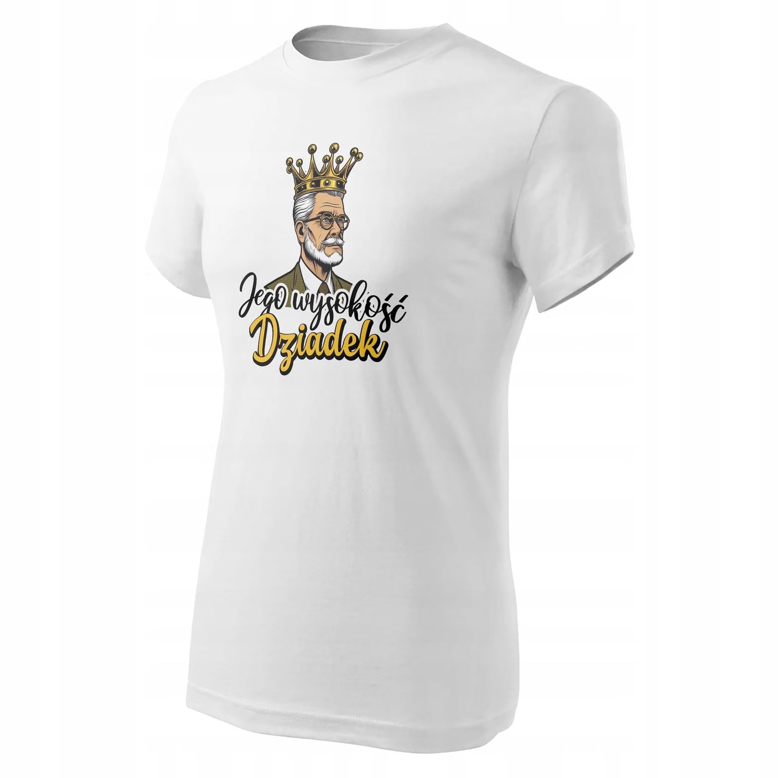 Koszulka Męski T-shirt Na Dzień Dziadka Prezent Jego Wysokość