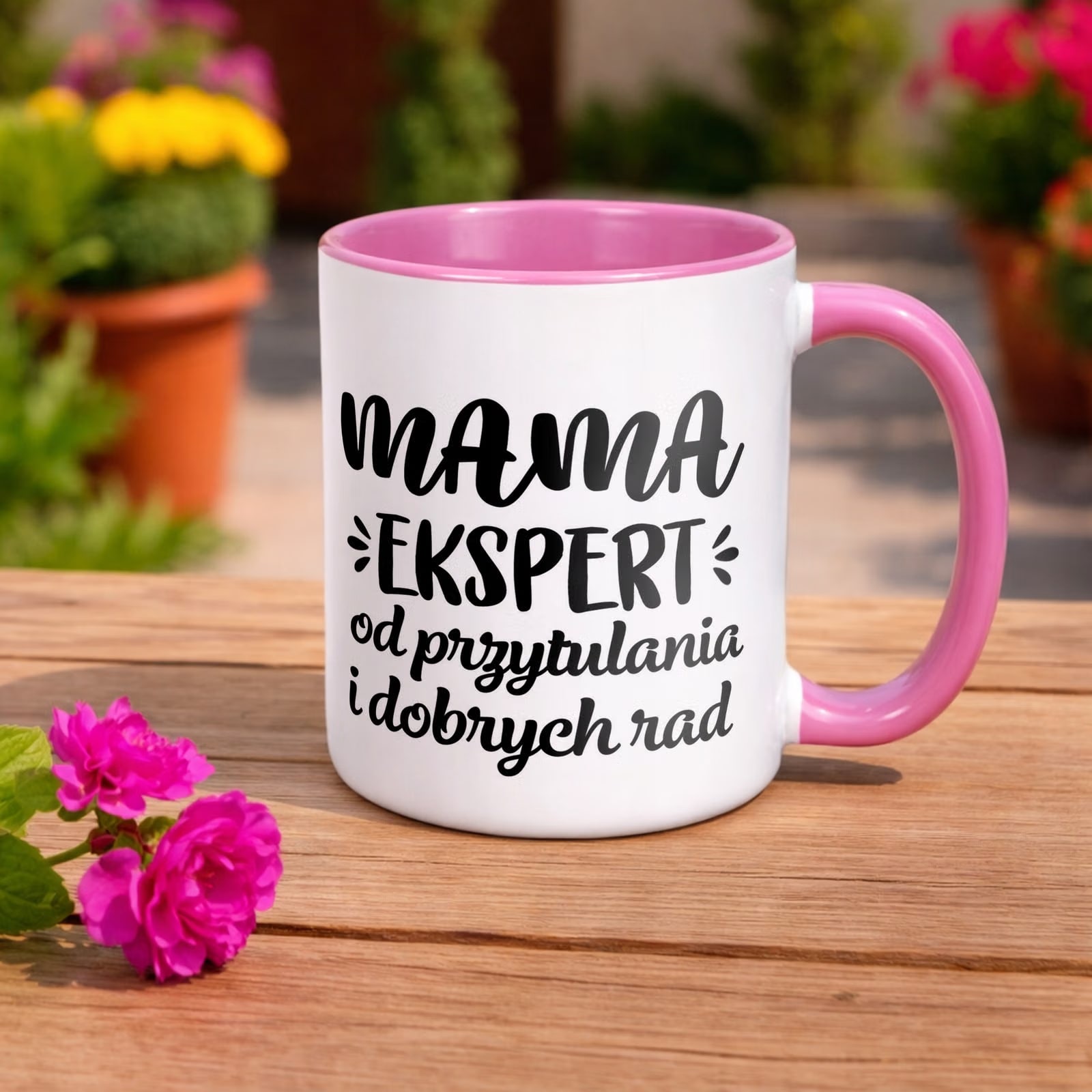 Kubek Różowy Dzień Matki Dla Mamy Prezent Upominek Mama Ekspert