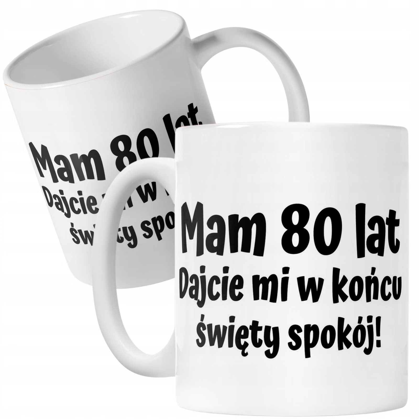 Kubek ceramiczny Mam 80 Lat Na Urodziny Prezent Upominek