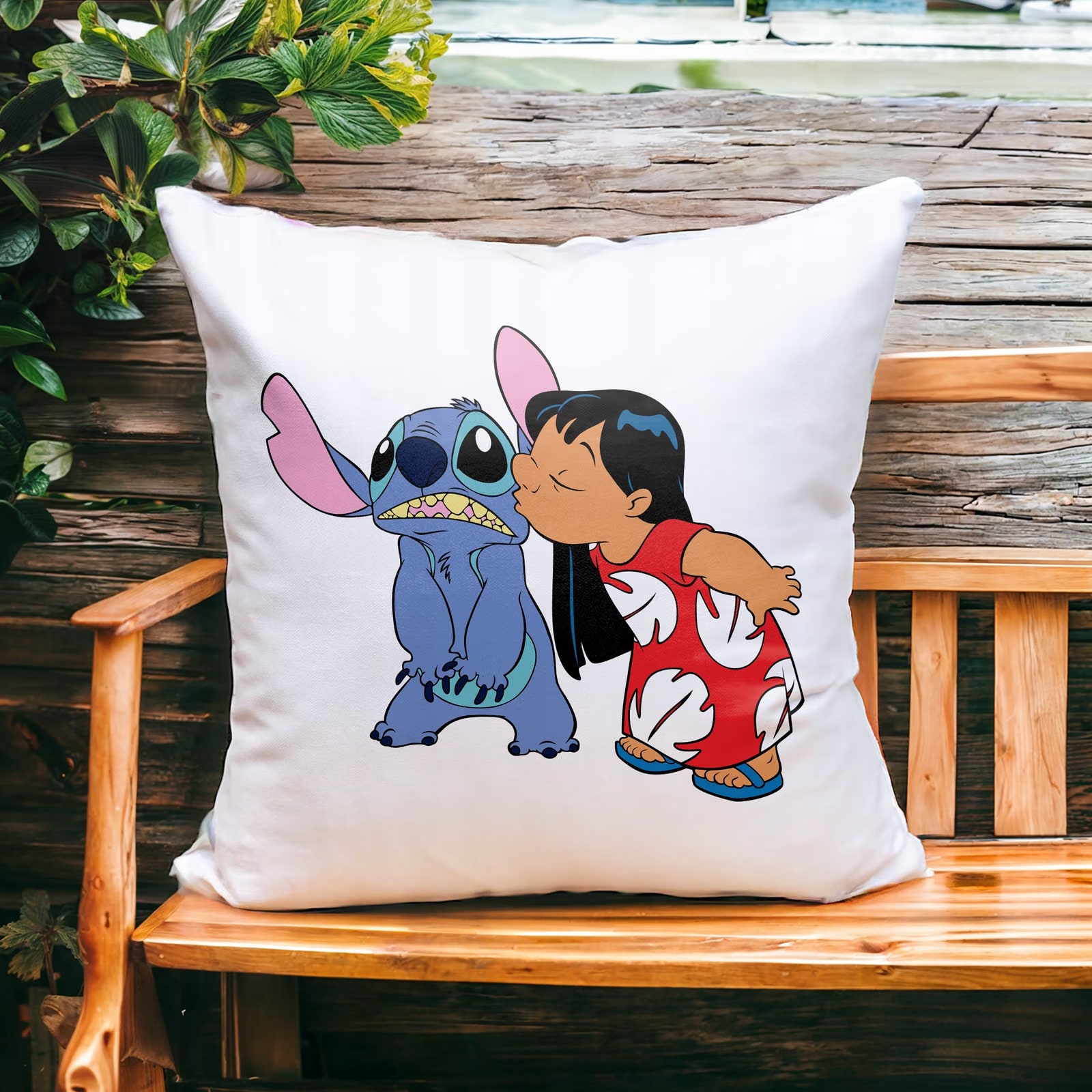 Poduszka 38x38cm Stitch Lilo i Stich Bajka Dla Dzieci Prezent