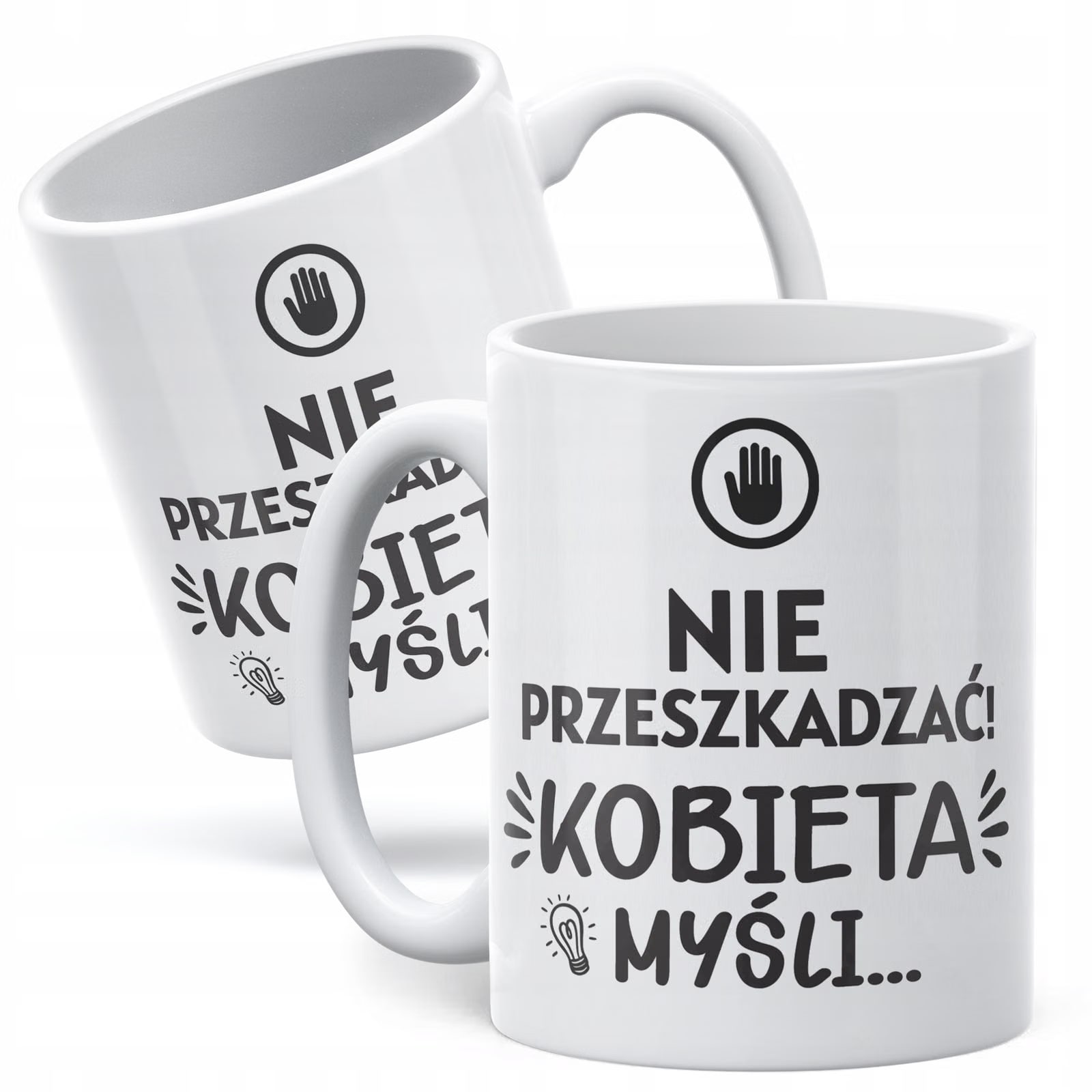 Kubek ceramiczny Dzień Kobiet Nie Przeszkadzać Prezent Dla Kobiety