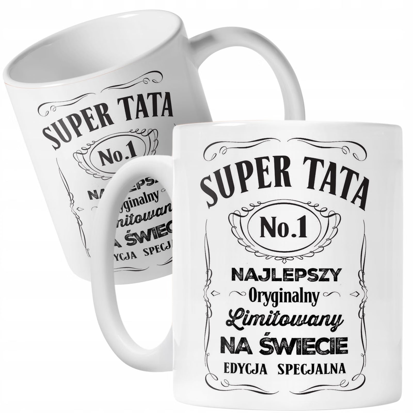 Zestaw Kubek + Koszulka Dzień Ojca Dla Taty Super Tata Prezent