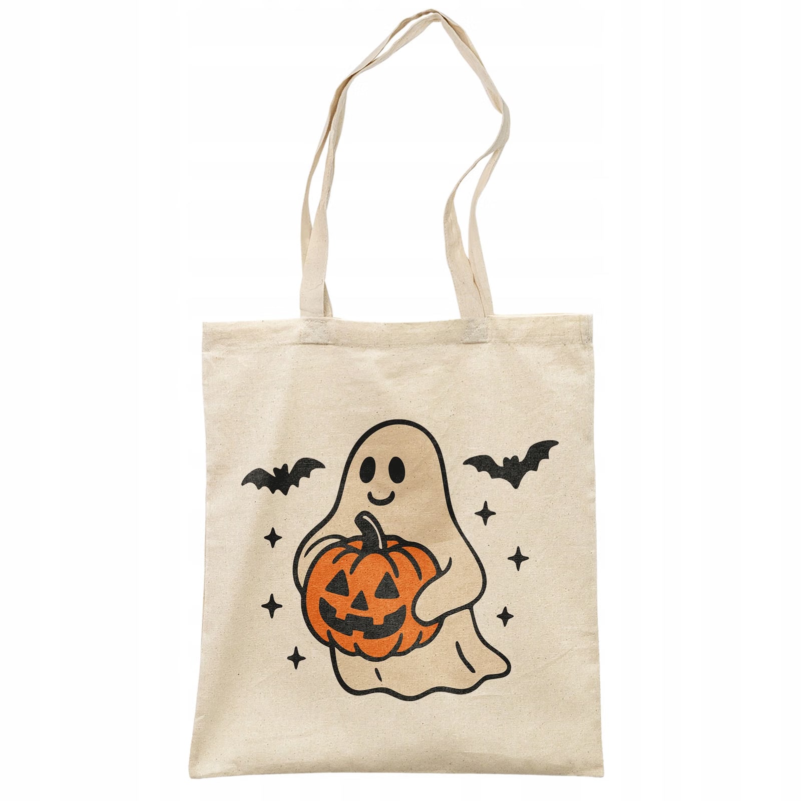 Torba bawełniana na zakupy Halloween Jesień Dynia Duch Prezent