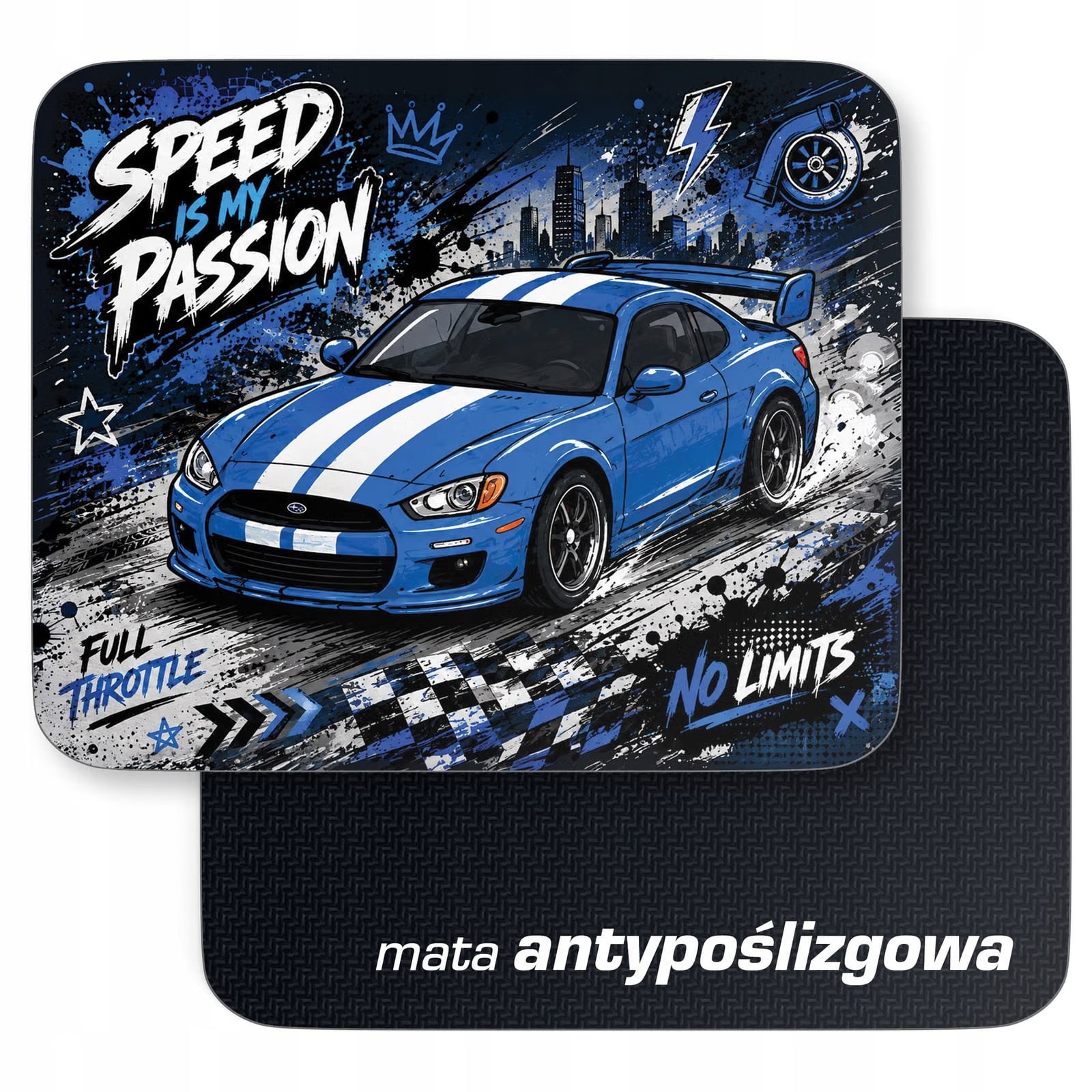 Podkładka pod mysz z nadrukiem Samochód Wyścig dla graczy