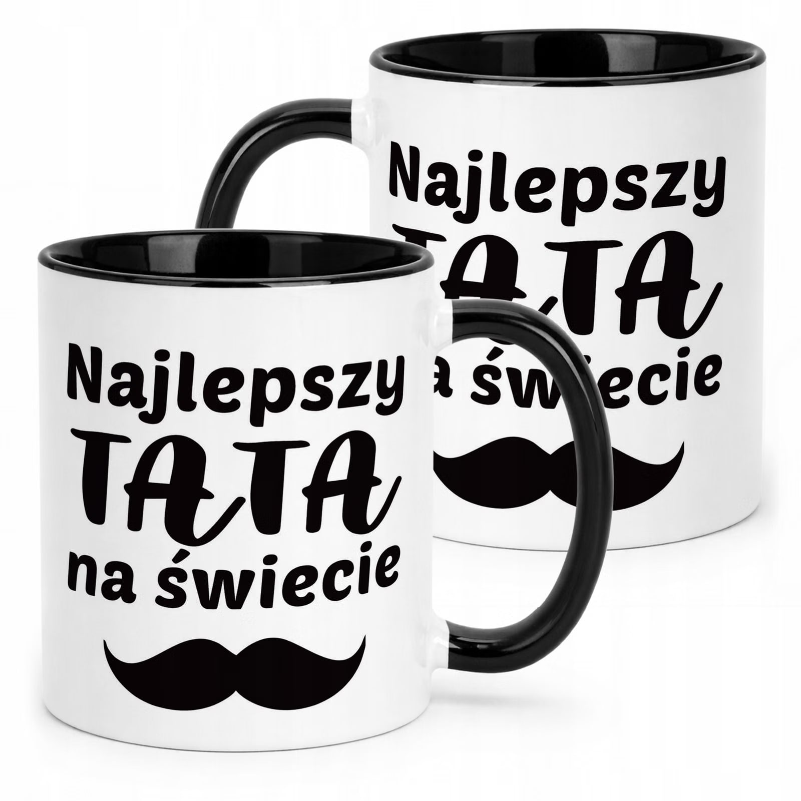 Kubek Czarny Dzień Ojca Dla Taty Najlepszy Tata Na Świecie Prezent