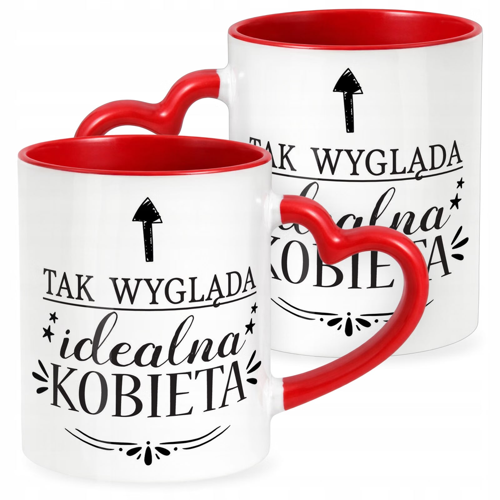 Kubek Czerwony Dzień Kobiet Dla Kobiety Dziewczyny Prezent Upominek