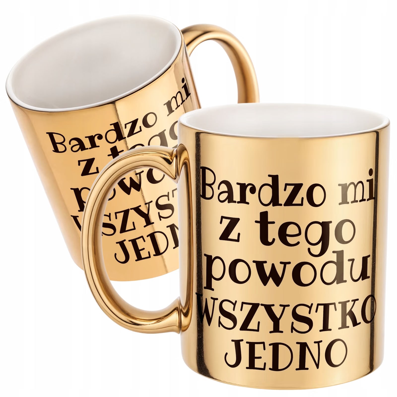 Złoty Kubek Bardzo Mi Z Tego Powodu Śmieszny Zabawny Prezent