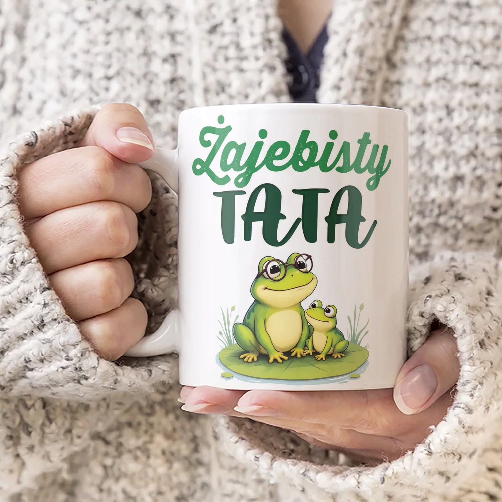 Kubek ceramiczny Dzień Ojca Dla Taty Żajebisty Tata Prezent