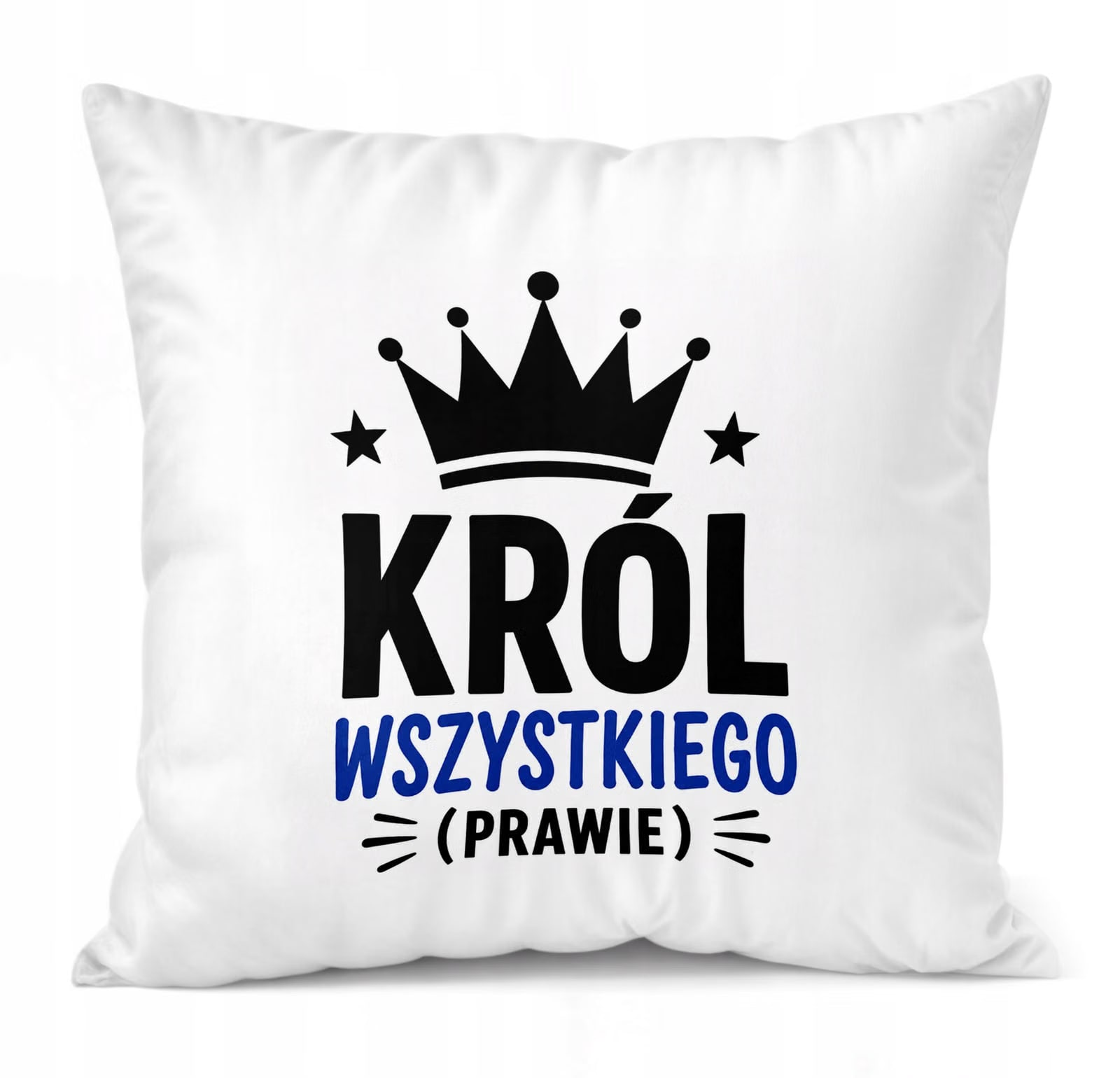 Poduszka Jasiek z nadrukiem Dzień Chłopaka 38x38cm Prezent Upominek