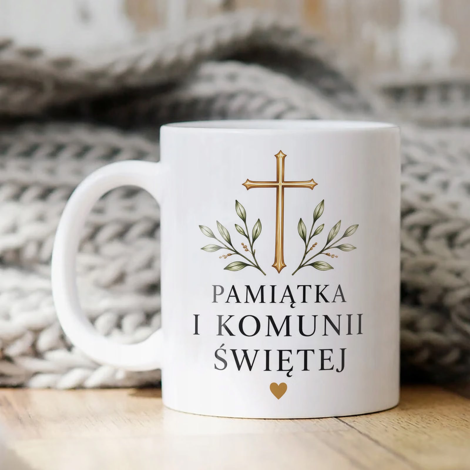Kubek Ceramiczny Pierwsza Komunia Święta Pamiątka Prezent Upominek