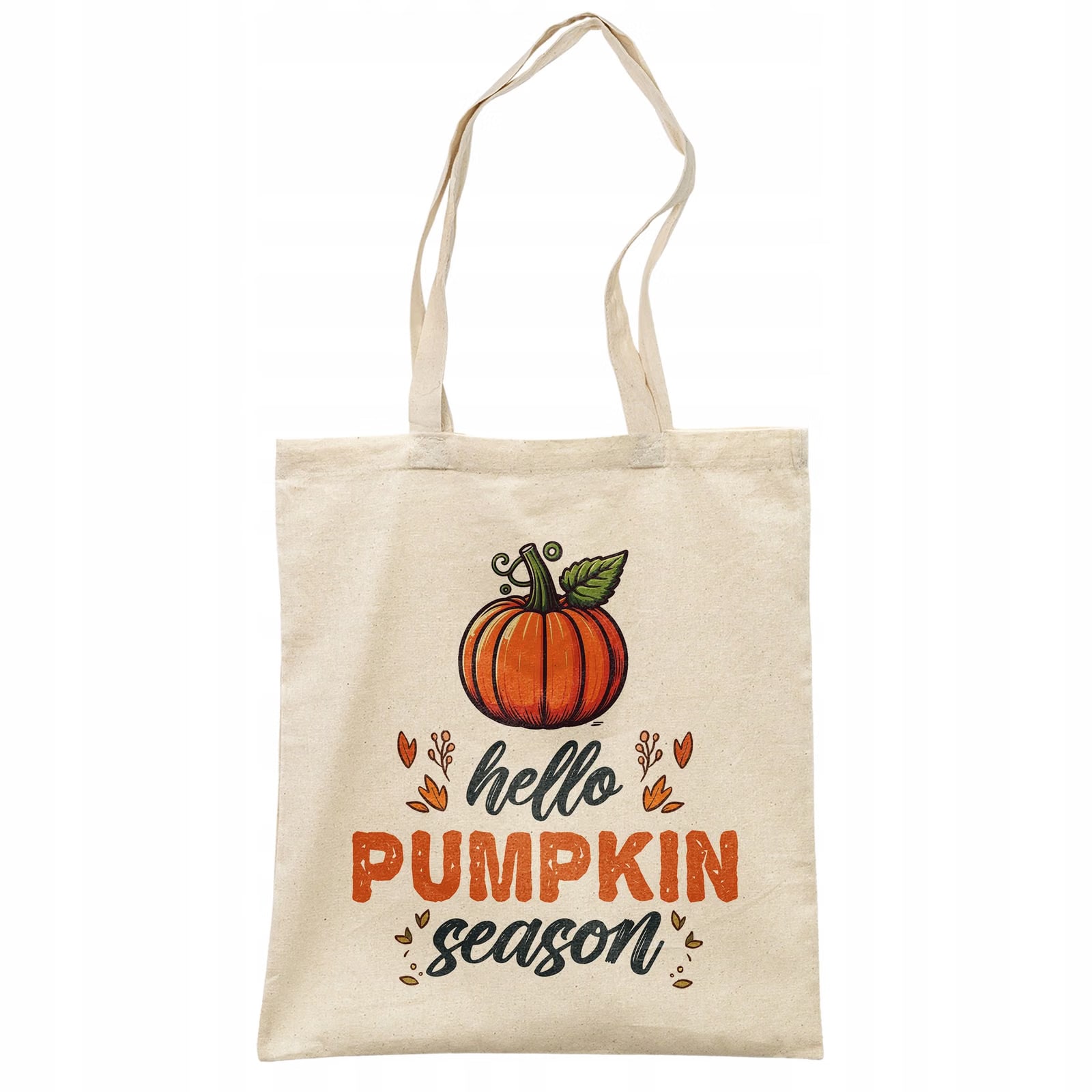 Torba bawełniana na zakupy Jesień Hello Pumpkin Dynia Prezent