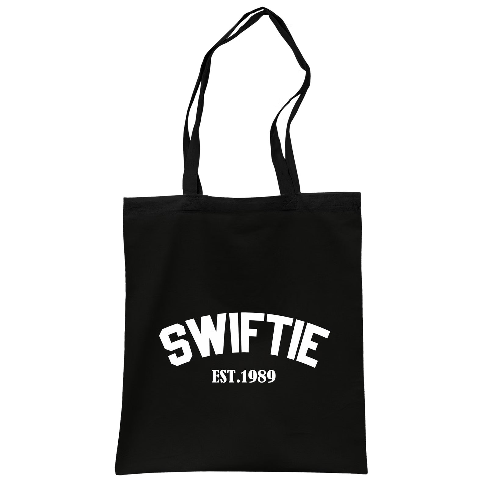 Torba bawełniana czarna na zakupy Taylor Swift Dla Fanów Prezent