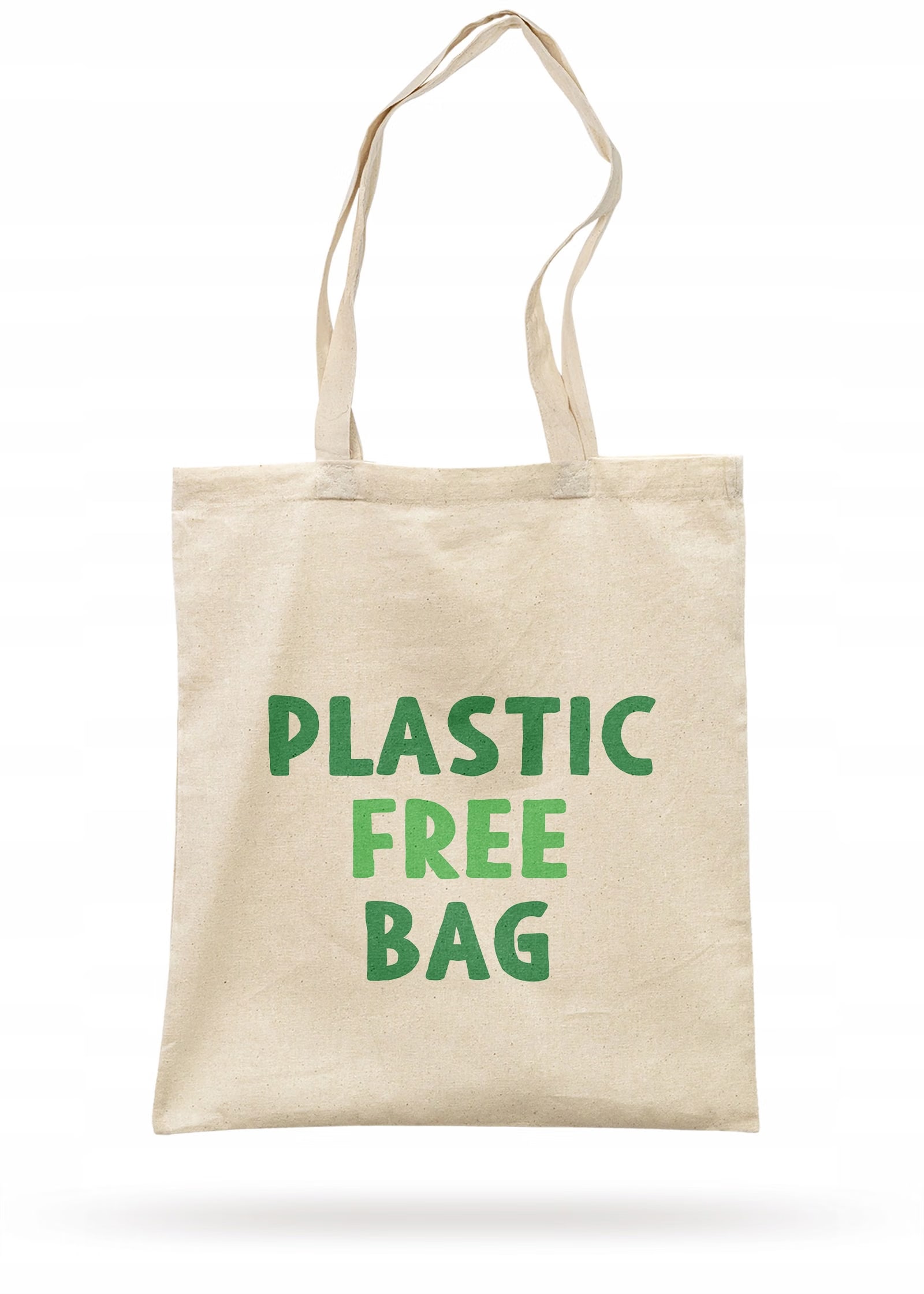 Torba bawełniana materiałowa na zakupy EKO Ekologia PLASTIC FREE BAG