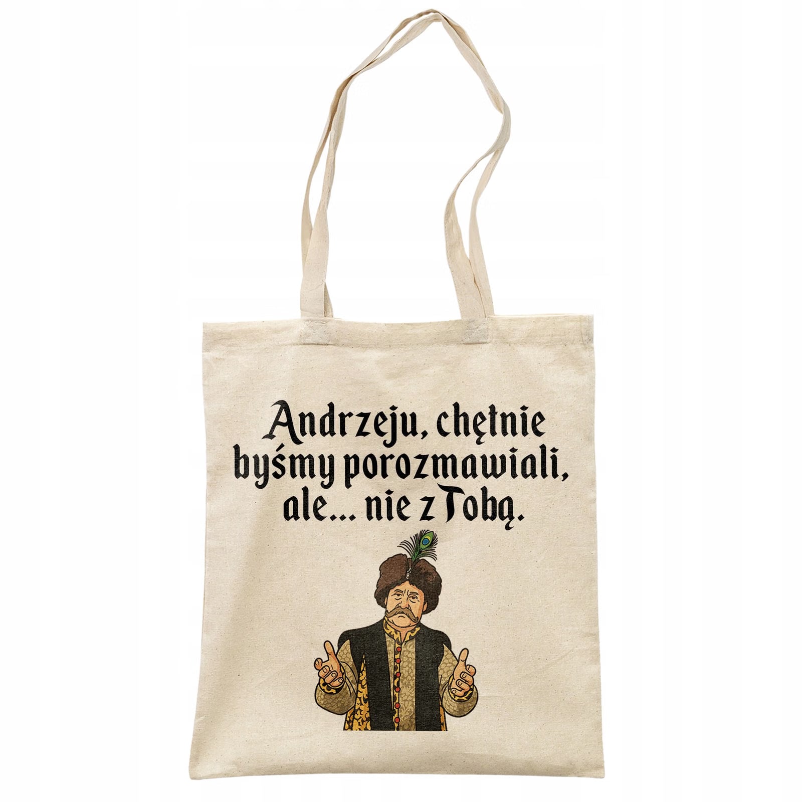 Torba bawełniana na zakupy 1670 Andrzeju Chętnie Byśmy Porozmawiali