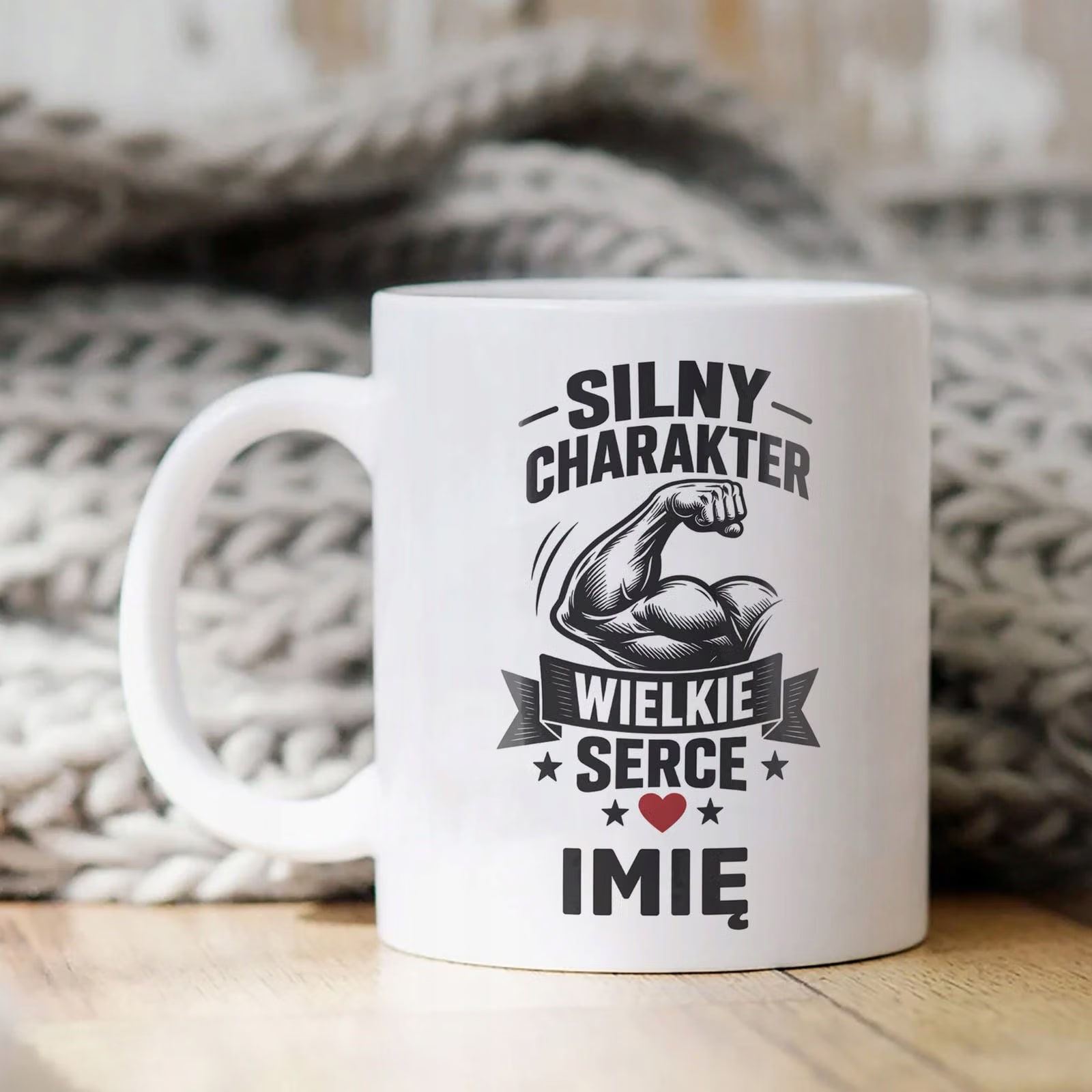Biały Kubek personalizowany z nadrukiem Dzień Chłopaka Dla Mężczyzny
