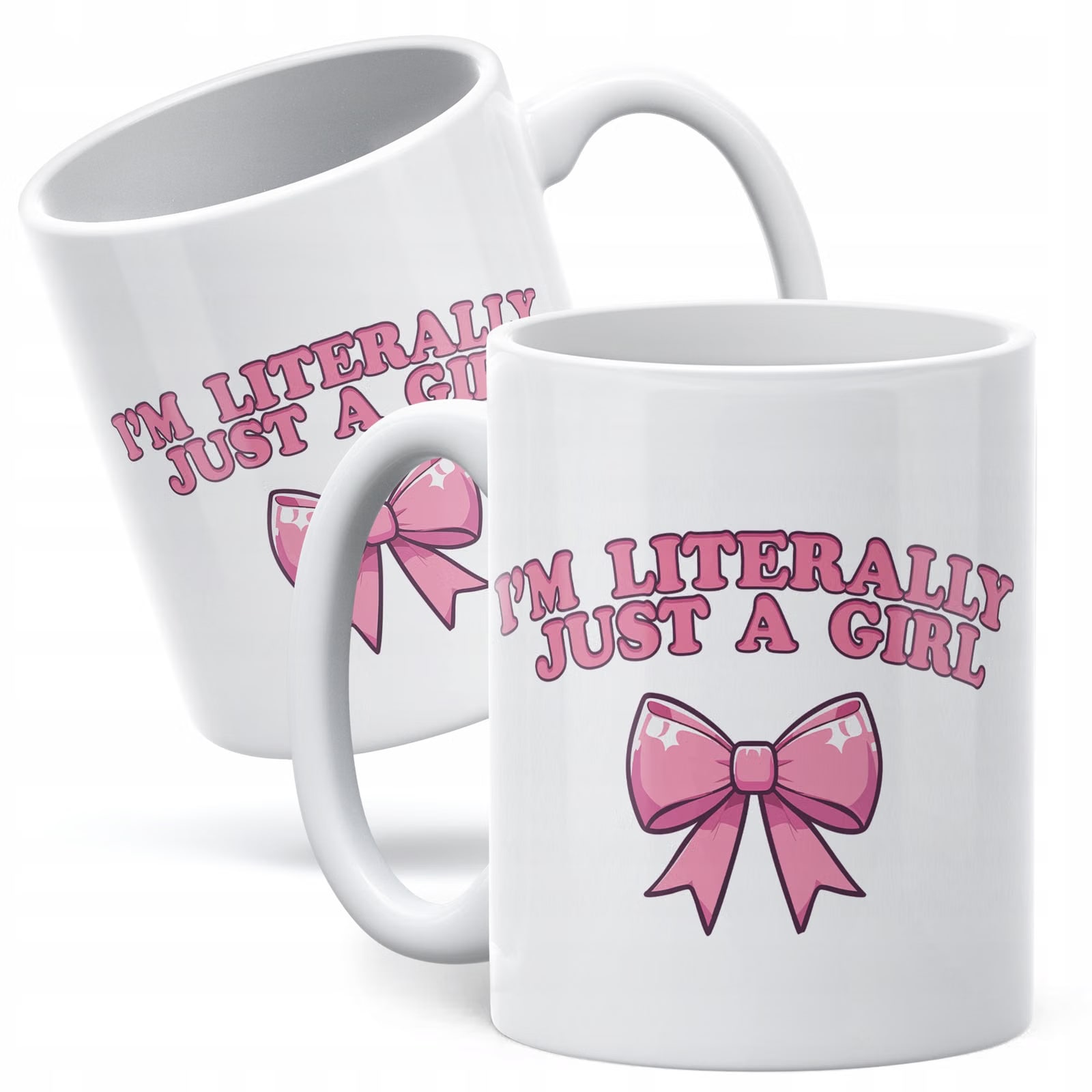 Kubek ceramiczny I’m Just A Girl Dla Dziewczyny Prezent Upominek