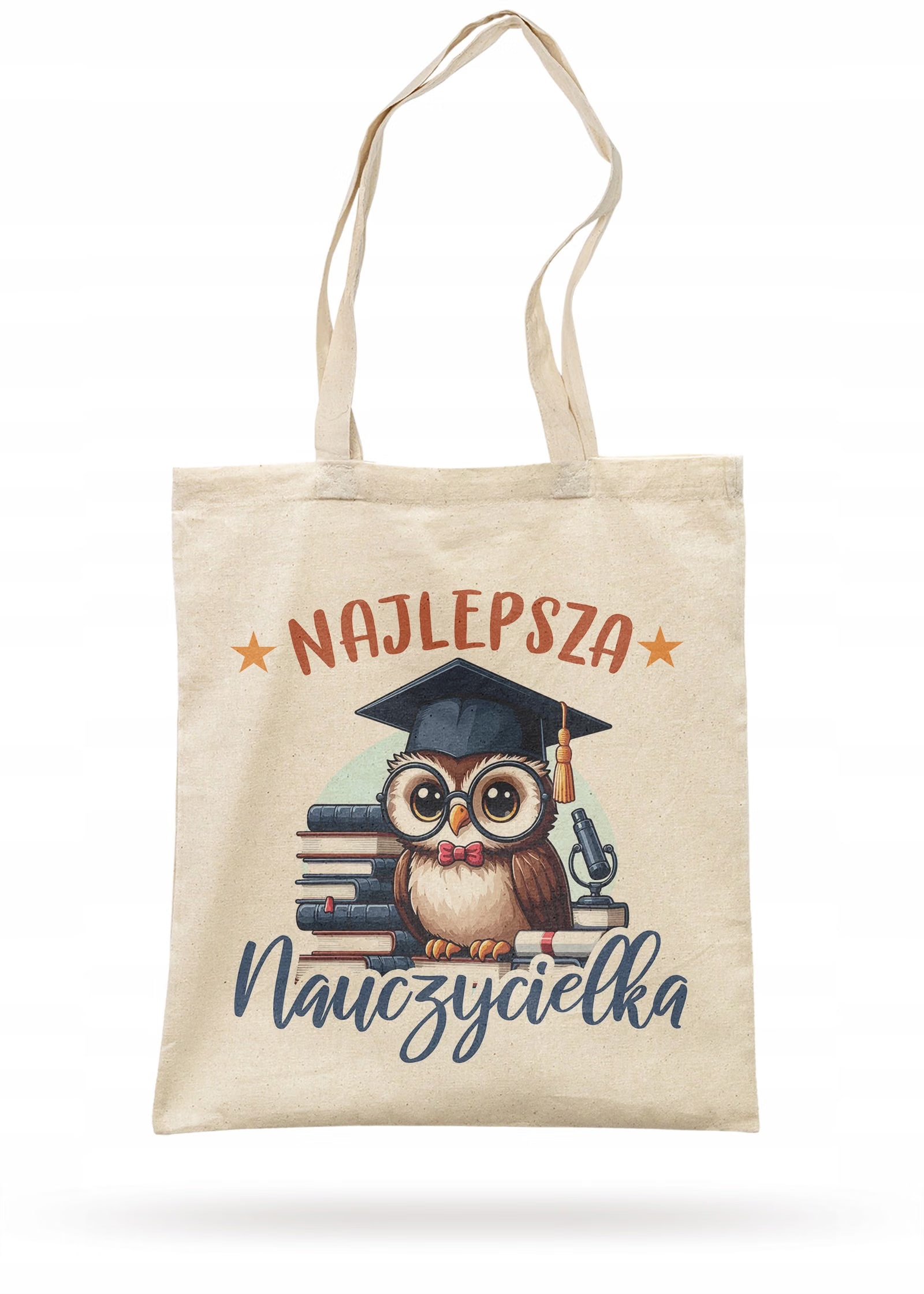 Torba bawełniana Dzień Nauczyciela Najlepsza Nauczycielka Prezent Upominek