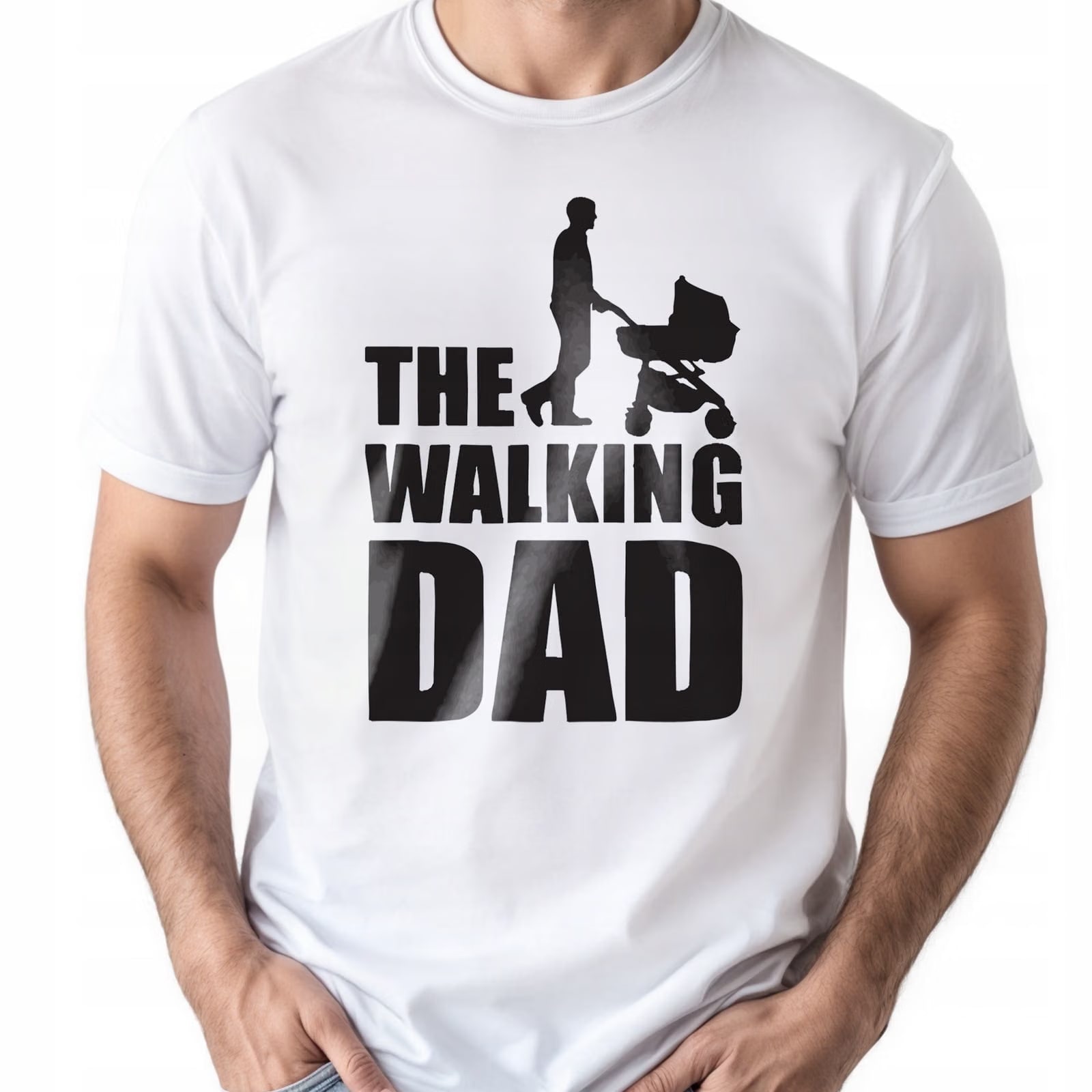 Zestaw Kubek + Koszulka Dzień Ojca Dla Taty The Walking Dad Prezent