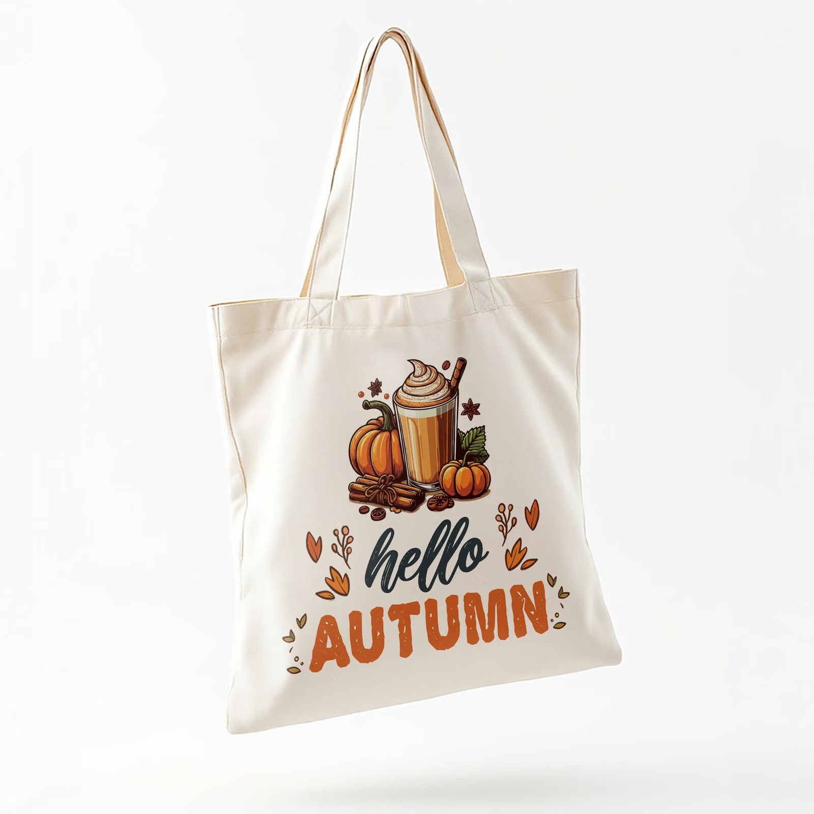 Torba bawełniana na zakupy Jesień Hello Autumn Liść Prezent