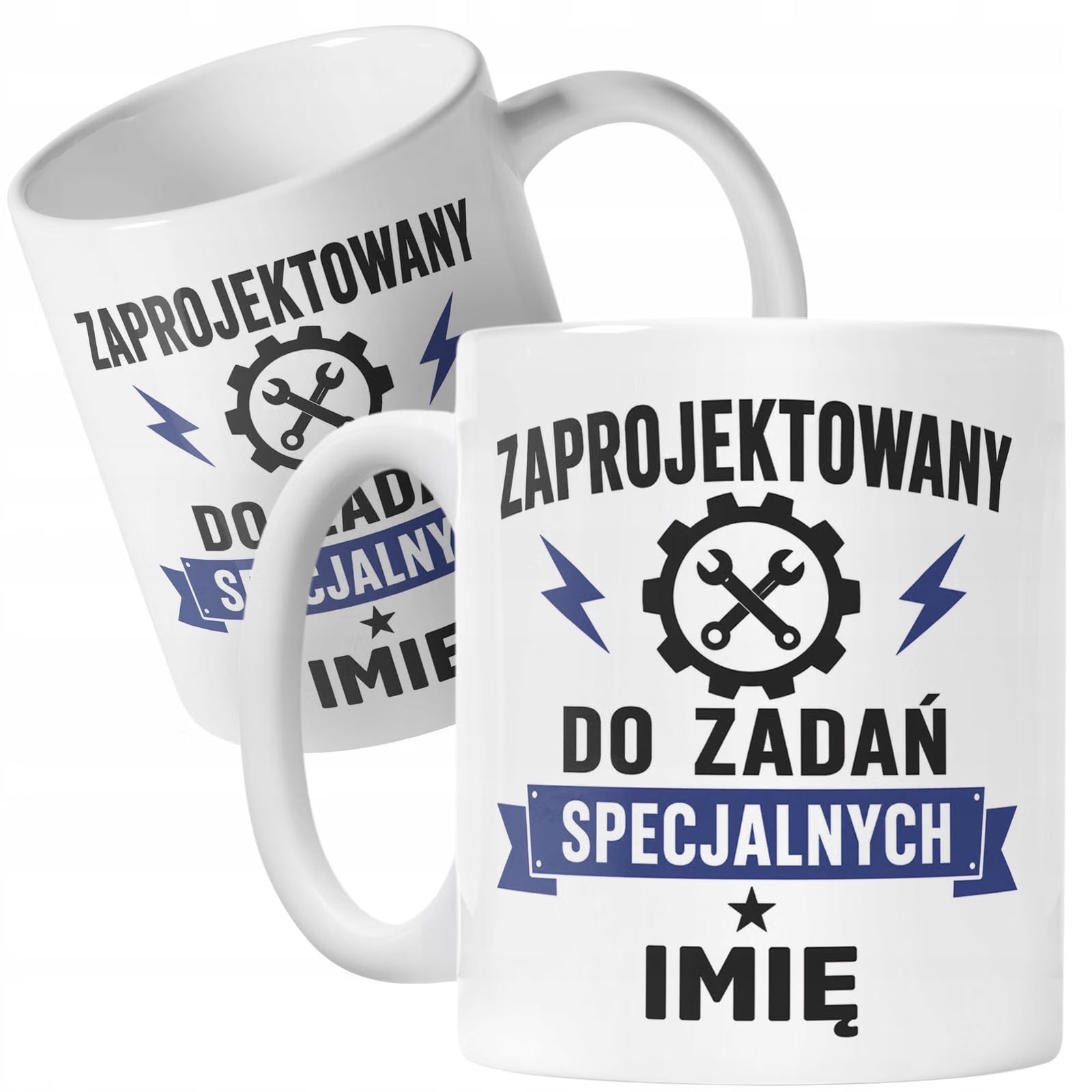 Biały Kubek personalizowany z nadrukiem Dzień Chłopaka Dla Mężczyzny