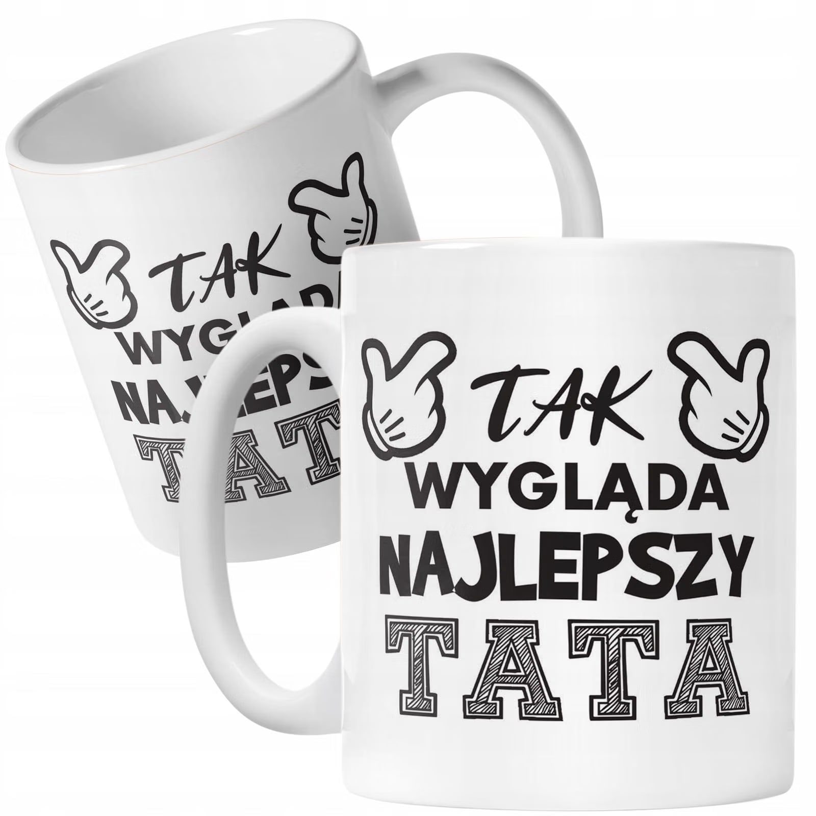 Zestaw Kubek + Koszulka Dzień Ojca Tak Wygląda Najlepszy Tata