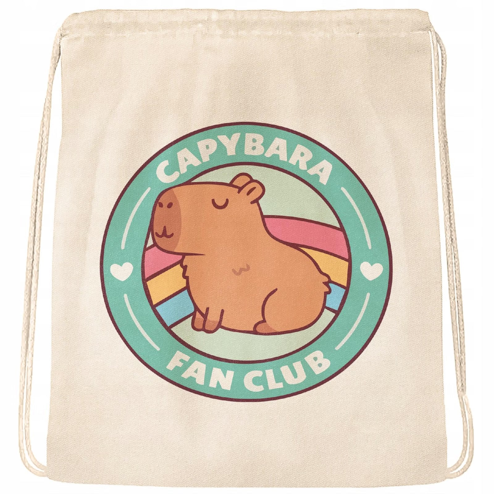 Plecak bawełniany Kapibara Capybara Zwierzak Prezent