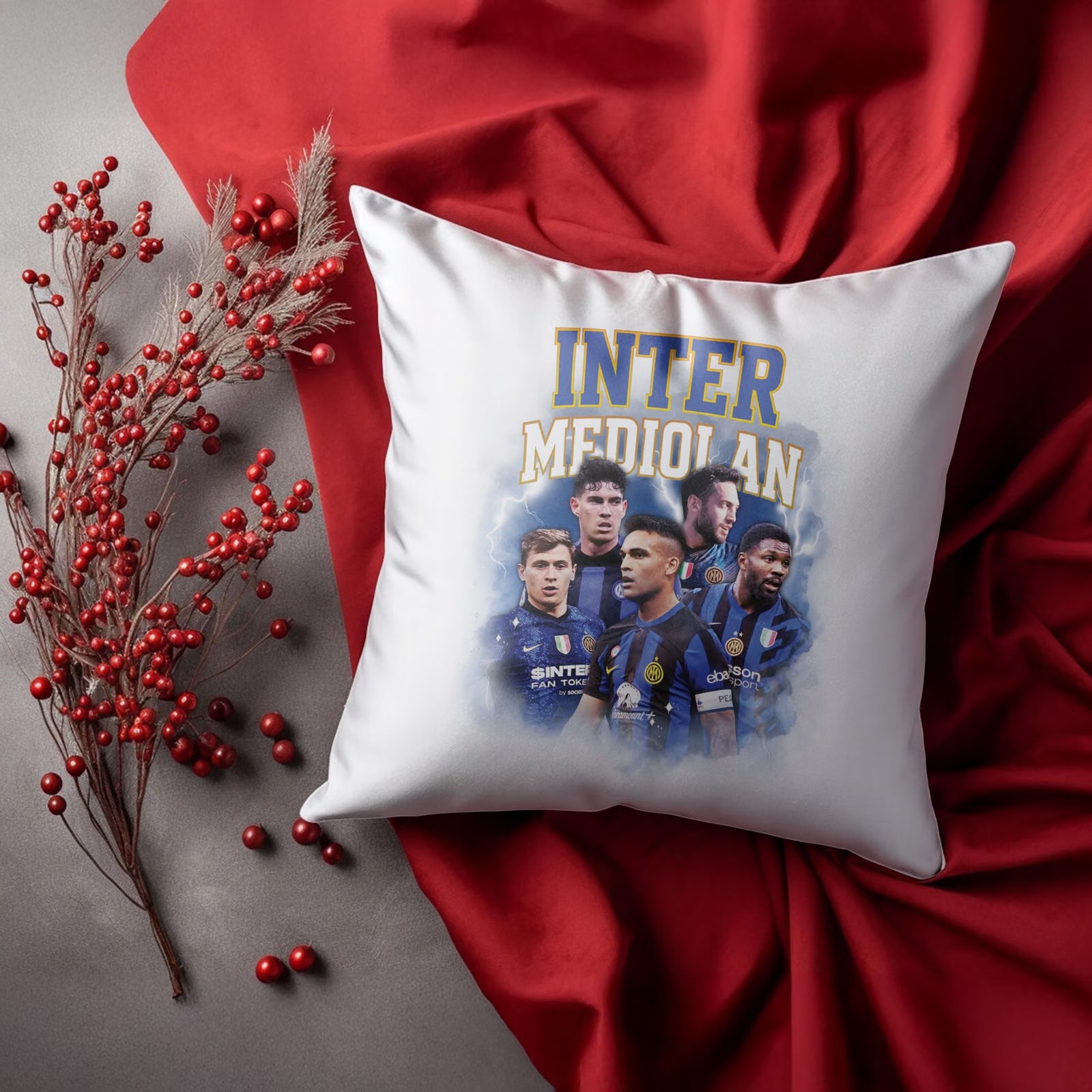 Zestaw Kubek + Poduszka Inter Mediolan Martínez Barella Thuram