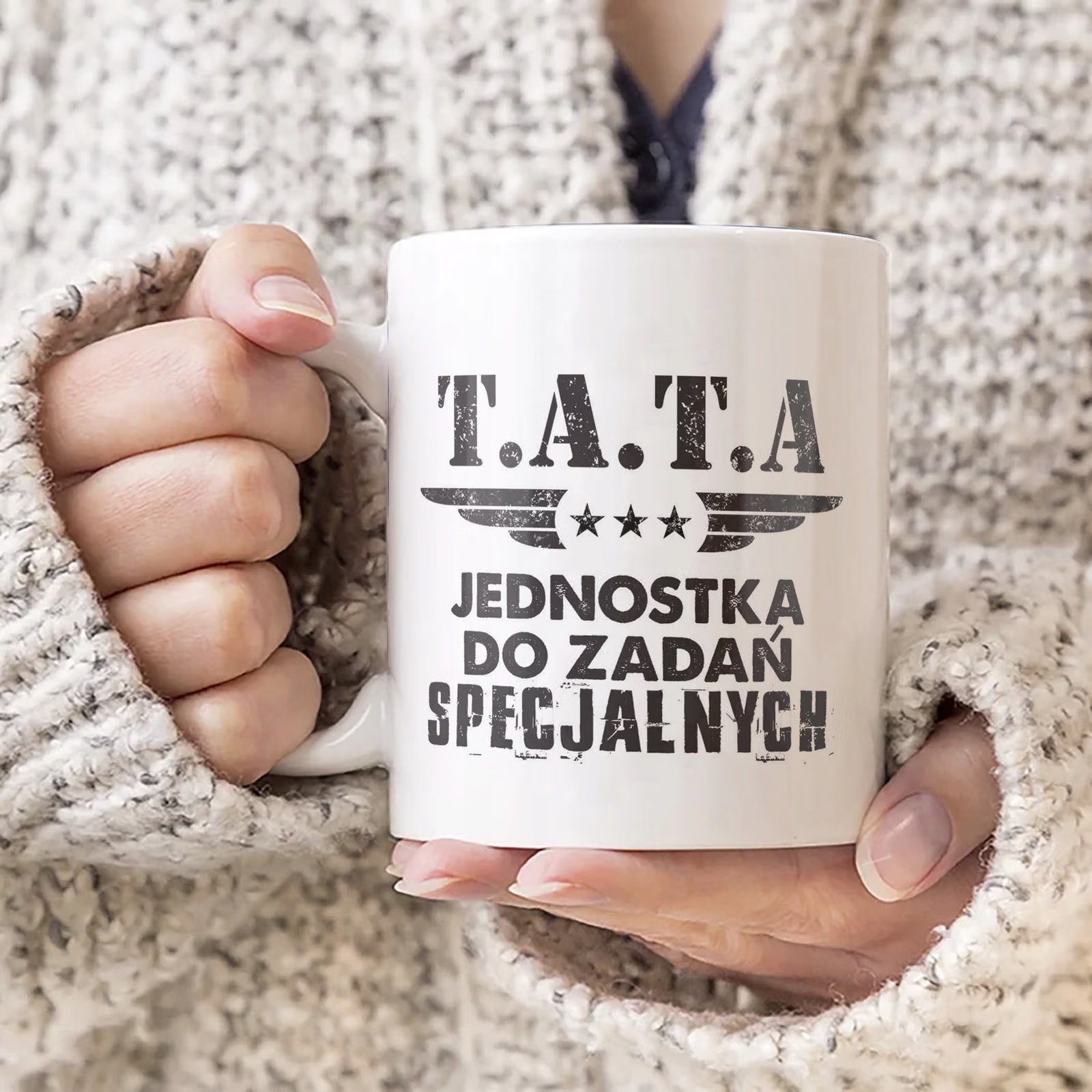 Kubek ceramiczny Dzień Ojca Dla Taty Tata Jednostka Prezent