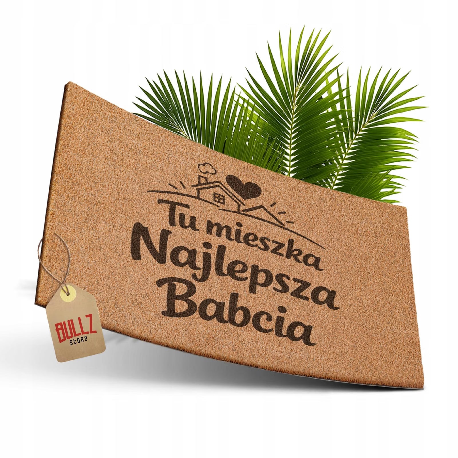 Wycieraczka Dzień Babci Dziadka Na Prezent pod drzwi kokosowa 60×40