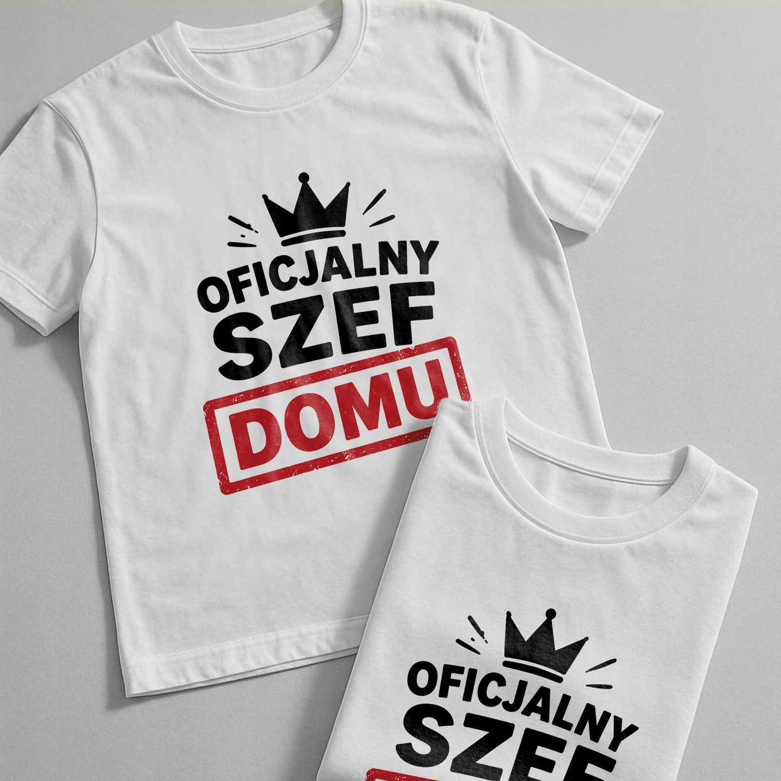 Koszulka biała męska dla taty prezent na Dzień Ojca upominek r. 3XL