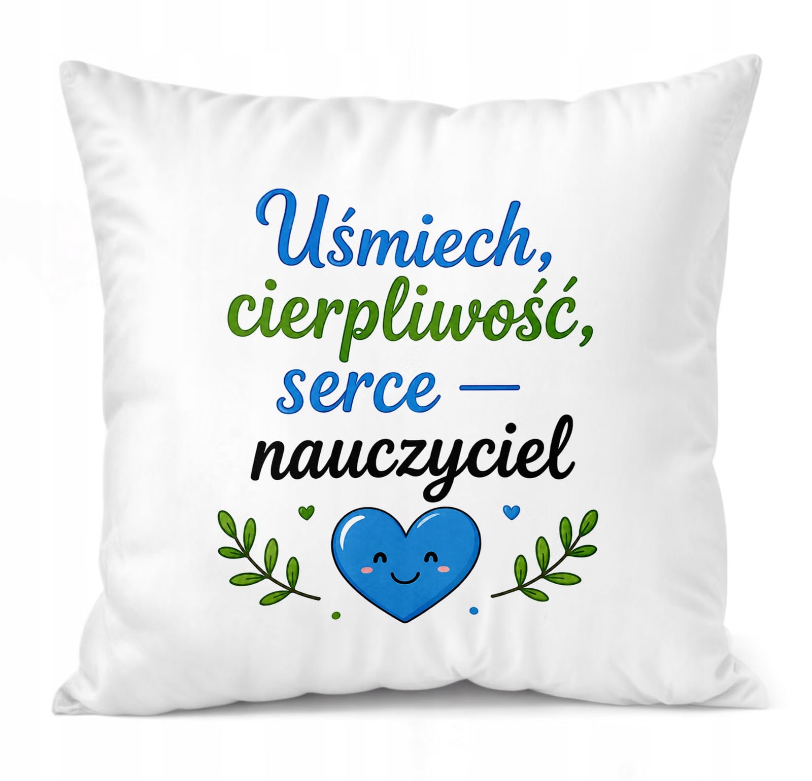 Poduszka Jasiek 38x38cm z Nadrukiem Dzień Nauczyciela Prezent Upominek
