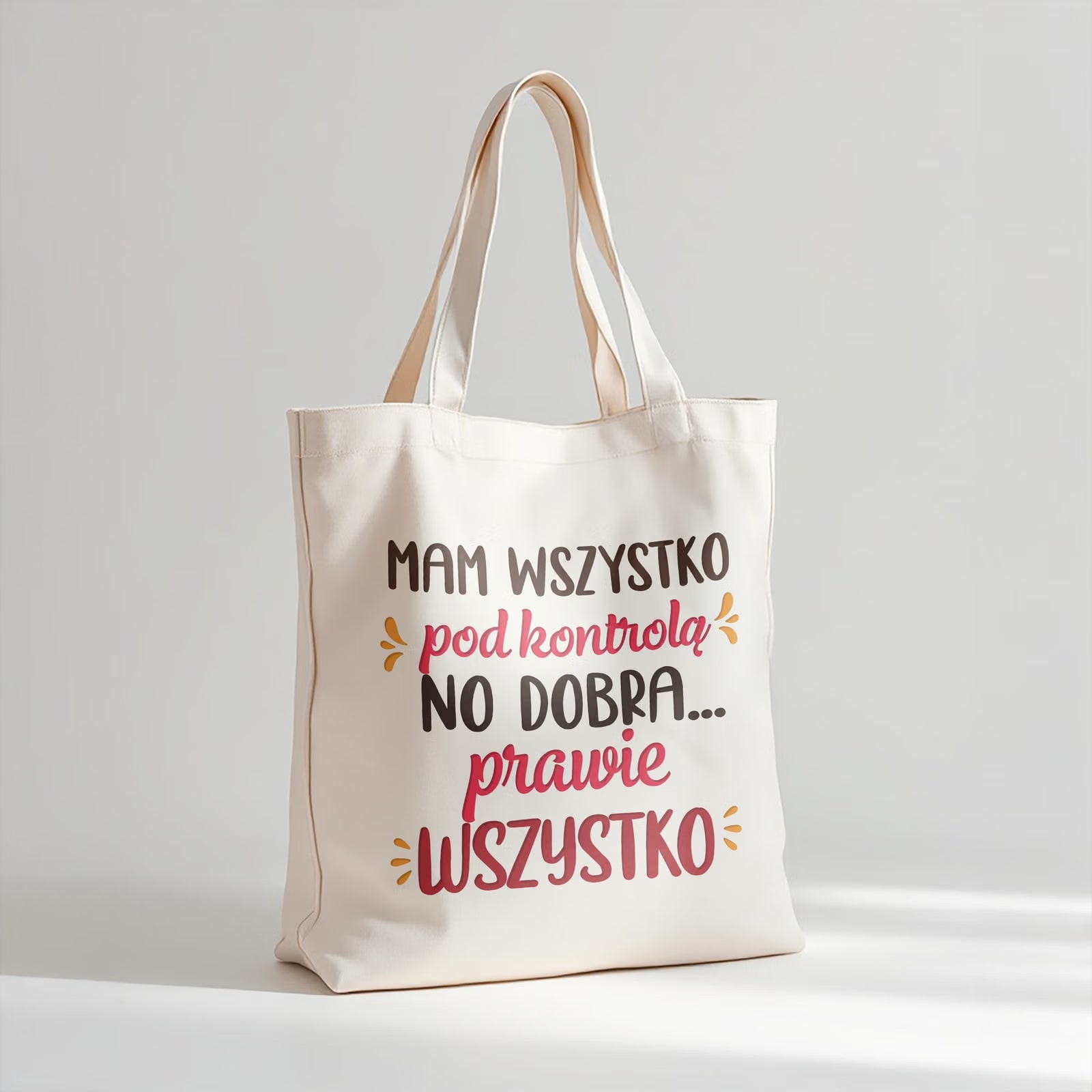 Torba bawełniana premium prezent na Dzień Kobiet Wszystko Pod Kontrolą