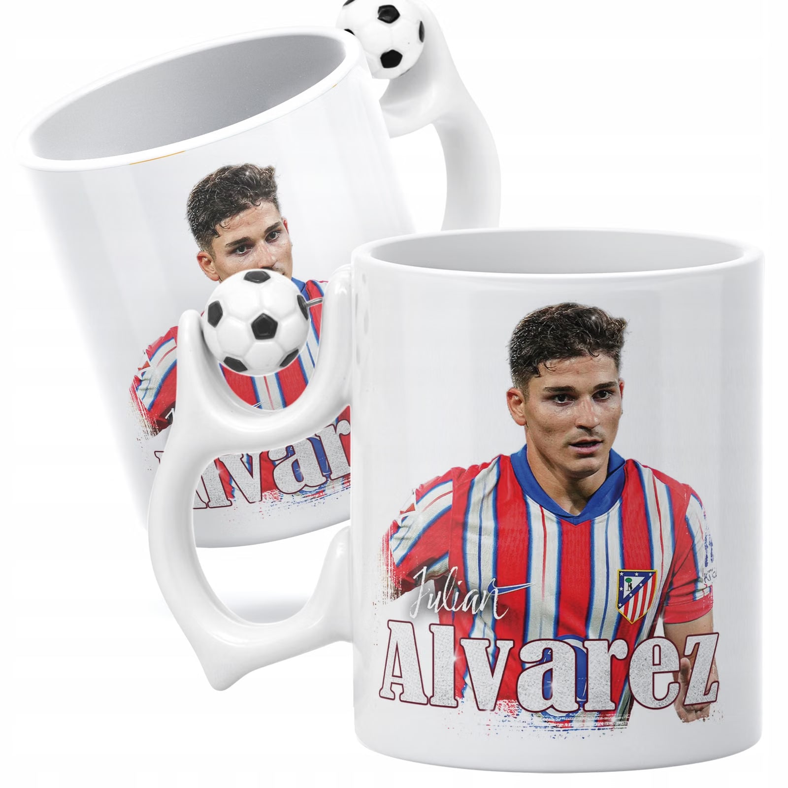 Zestaw Kubek Piłkarski + Plecak Álvarez Atlético Madryt
